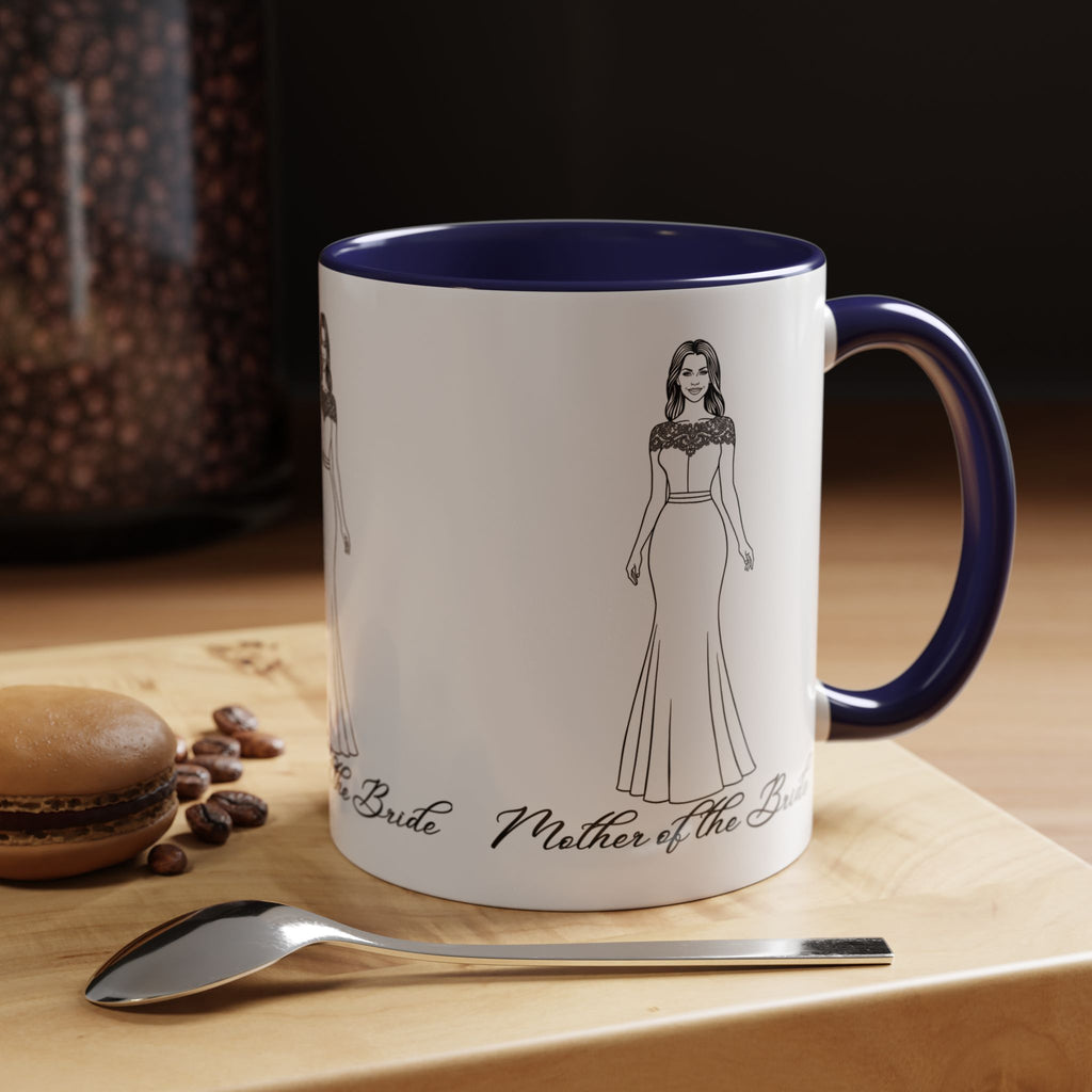 The Mother of the Bride- Accent Coffee Mug (11, 15oz)