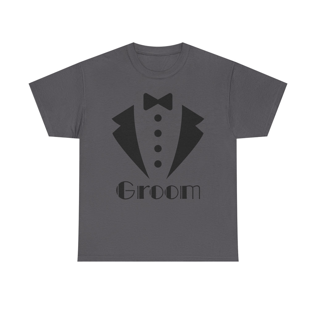 Groom T-Shirt - Unisex Heavy Cotton Tee for Weddings, Bachelor Parties, Groomsmen Gifts, Engagements, Bridal Showers
