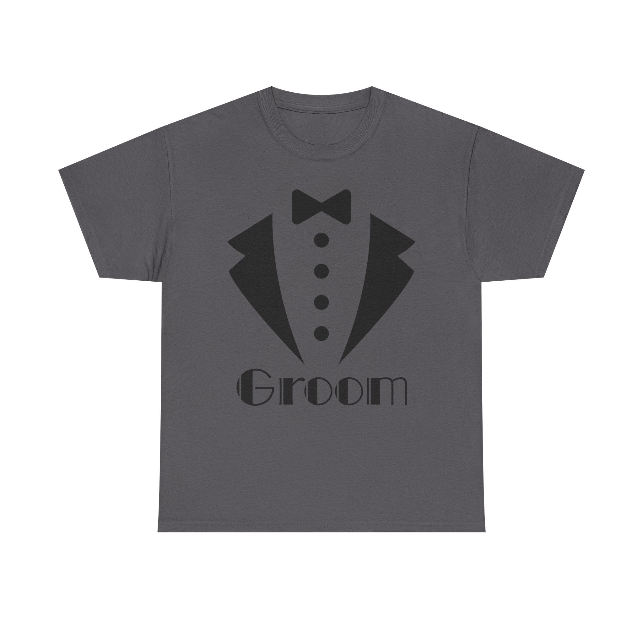 Groom T-Shirt - Unisex Heavy Cotton Tee for Weddings, Bachelor Parties, Groomsmen Gifts, Engagements, Bridal Showers