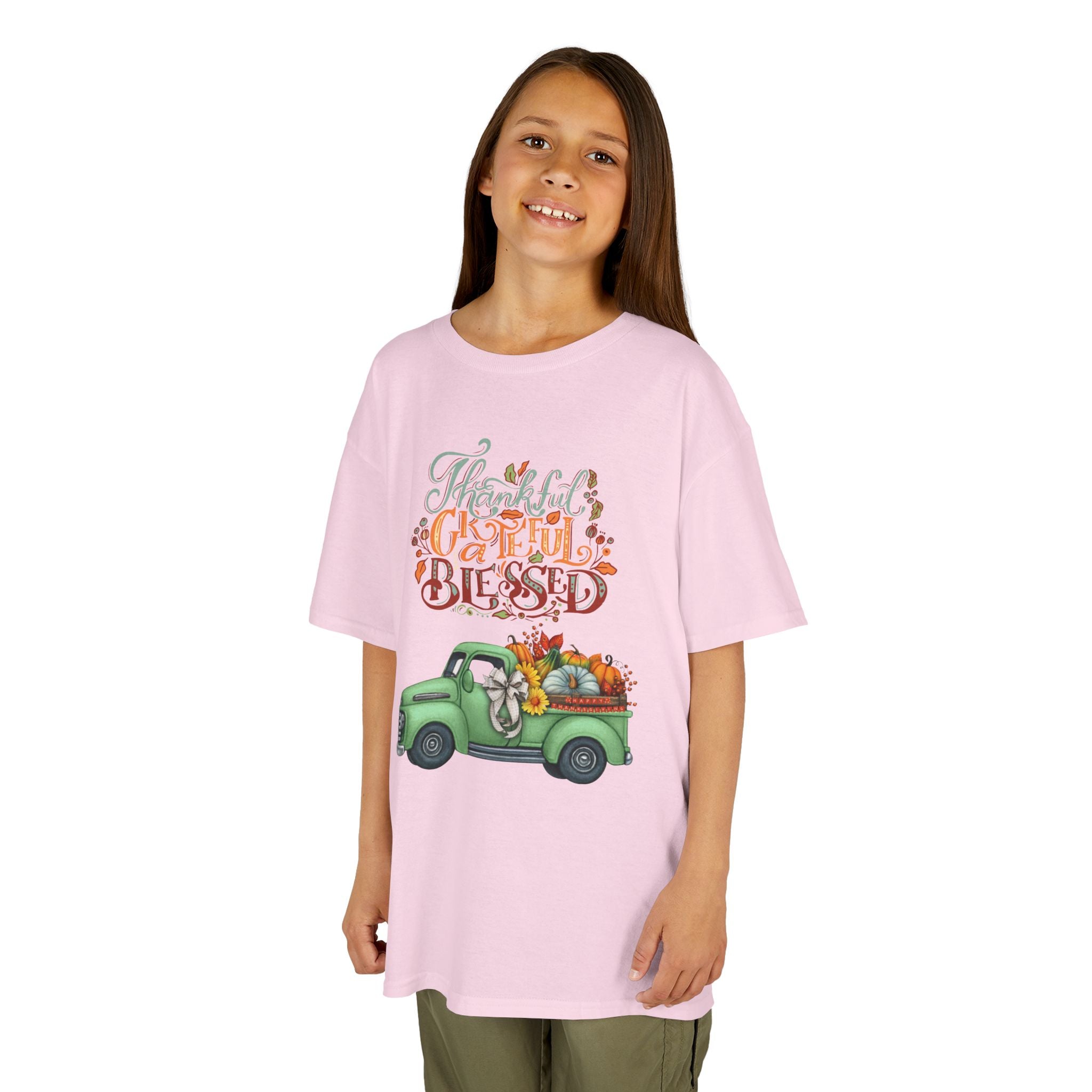 Blessed Fall Kids Tee, Adorable Autumn Shirt, Cute Harvest T-Shirt, Thanksgiving Gift for Kids, Comfy Cotton Youth Apparel