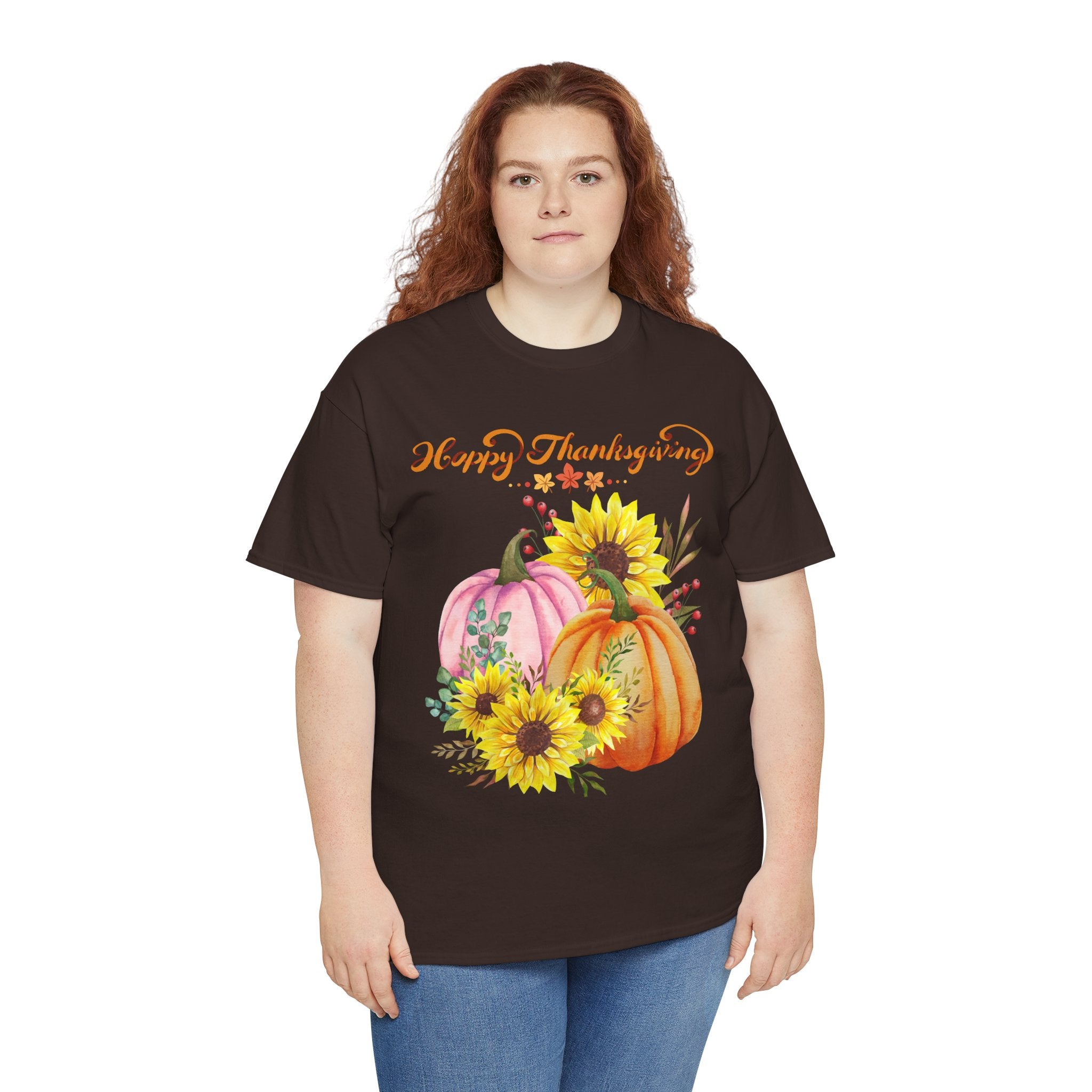 Thanksgiving T-shirts, Pumpkin Tee, Autumn Shirt, Unisex Fall Apparel, Holiday Gift, Cozy Outfit, Harvest Festival Clothing