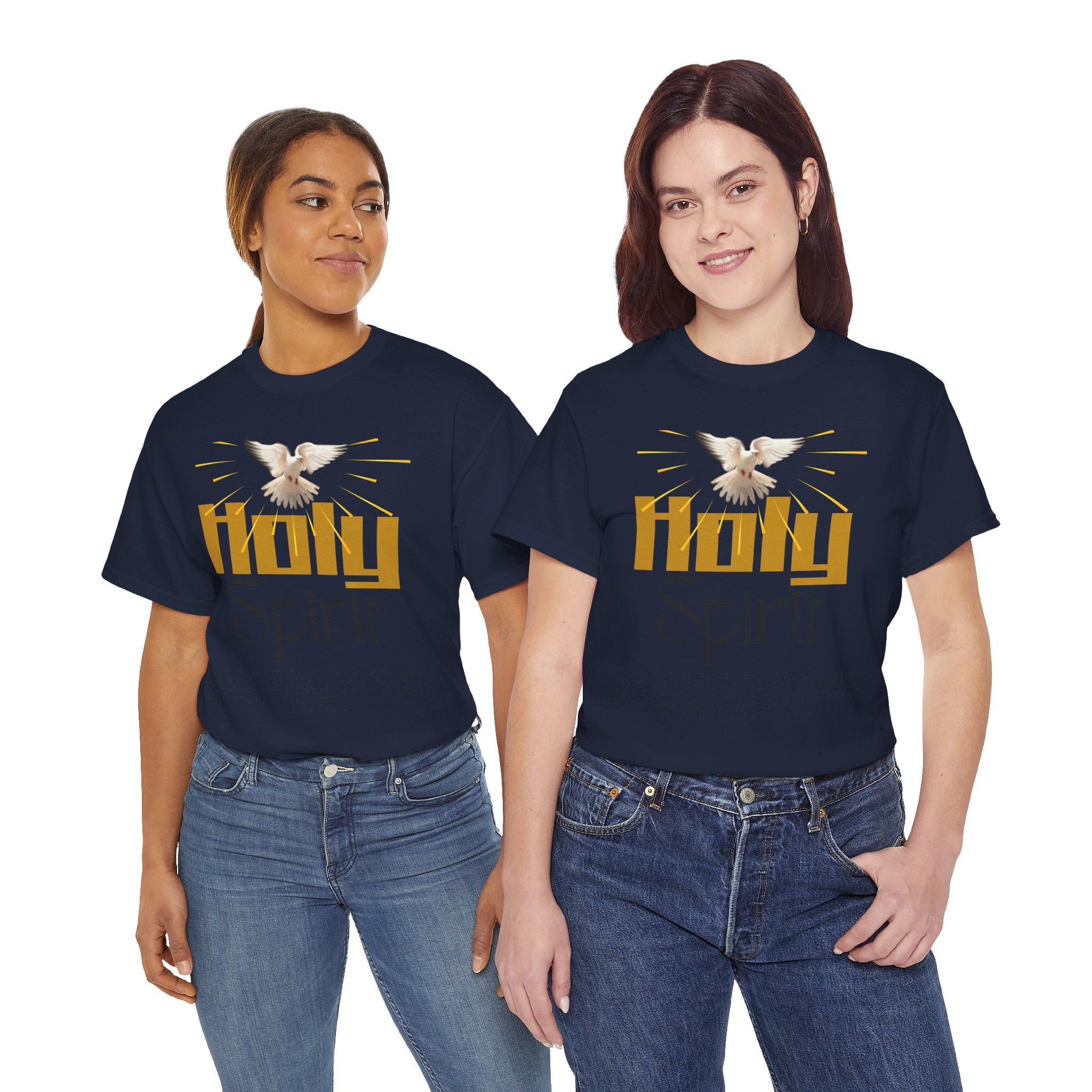 Christian T-shirts, Holy Spirit Unisex Heavy Cotton Tee, Inspirational T-Shirt for Faith Celebration, Christian Gift, Spiritual Attire, Religious Apparel