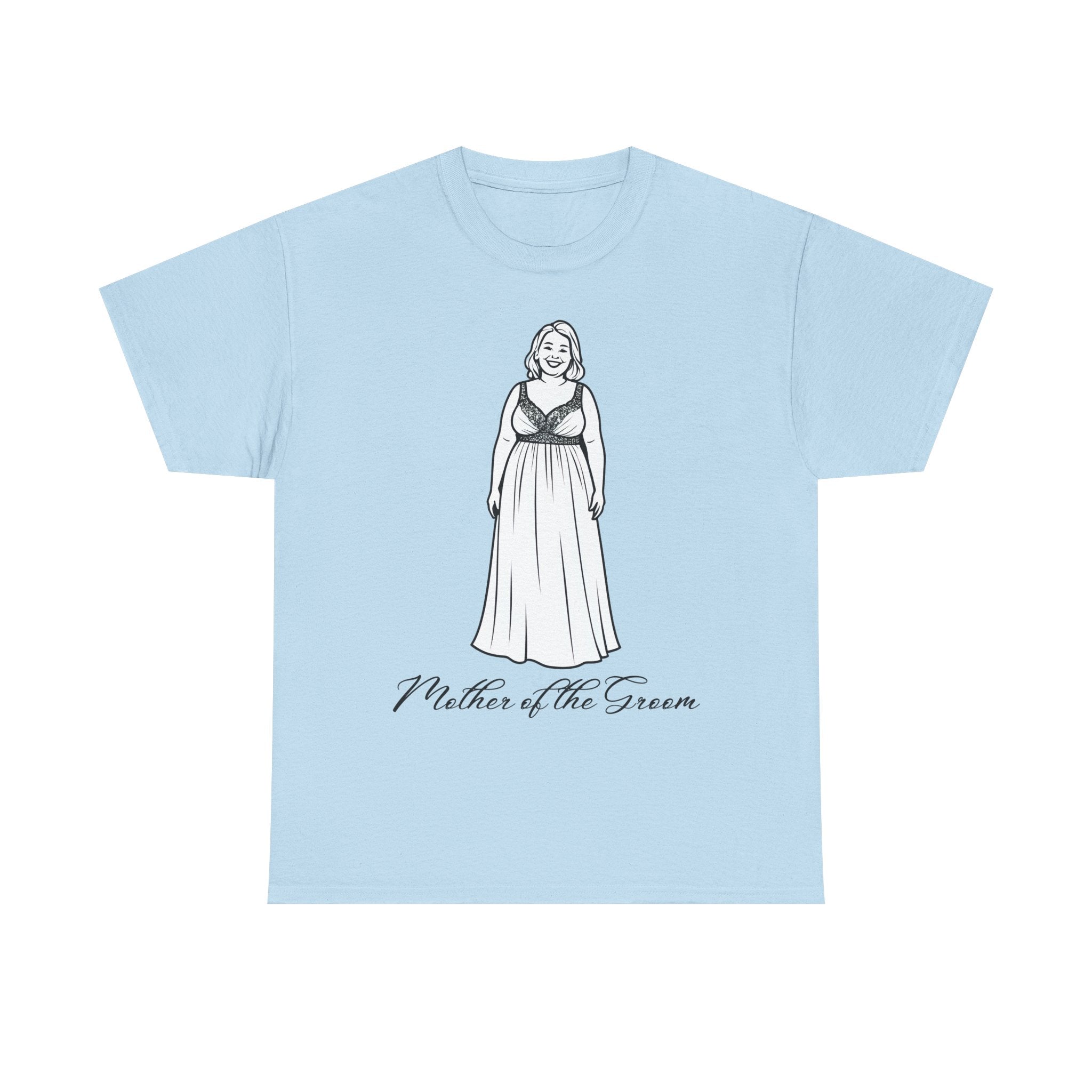 Mother of the Groom Tee, Unisex Cotton T-Shirt for Weddings, Bridal Party Apparel, Gift for Mother, Wedding Day Fashion