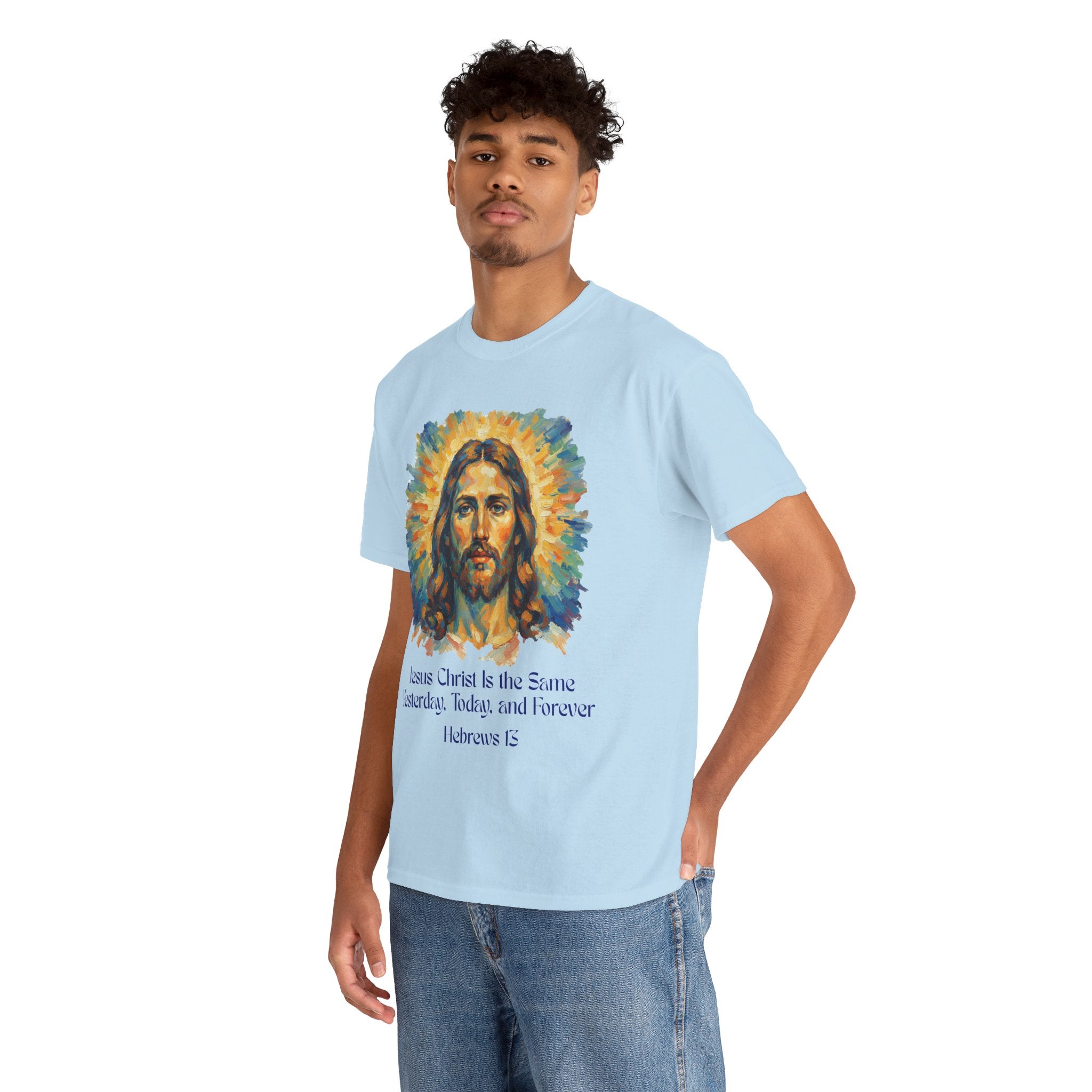 Jesus Portrait – Van Gogh Inspired Style Religious Inspirational Tee - Jesus Christ Design, Faith Shirt, Christian Clothing, Birthday Gift, Everyday Wear