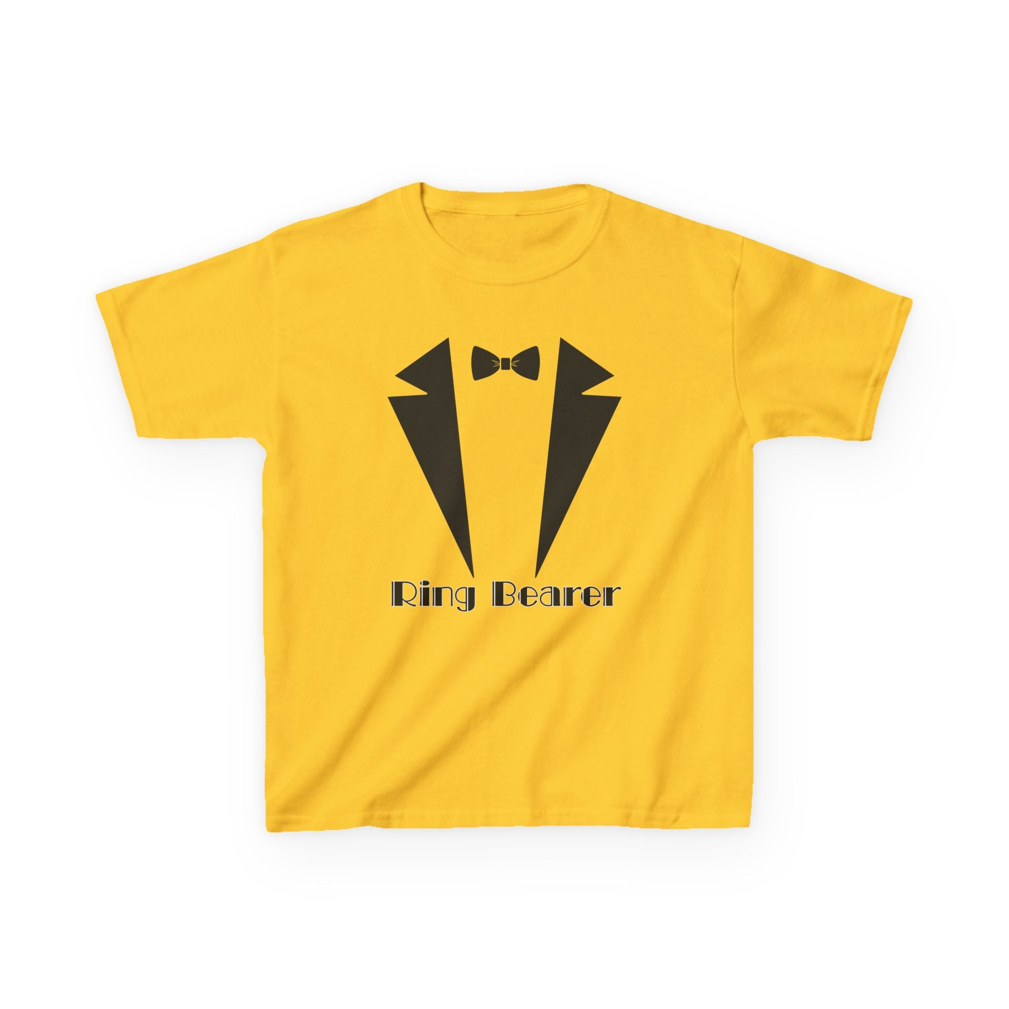Ring Bearer Kids Tee, Cute Ring Bearer Shirt, Toddler Wedding Outfit, Boys' Formal Wear Tee, Kids' Tuxedo Tee, Wedding Attire for Kids