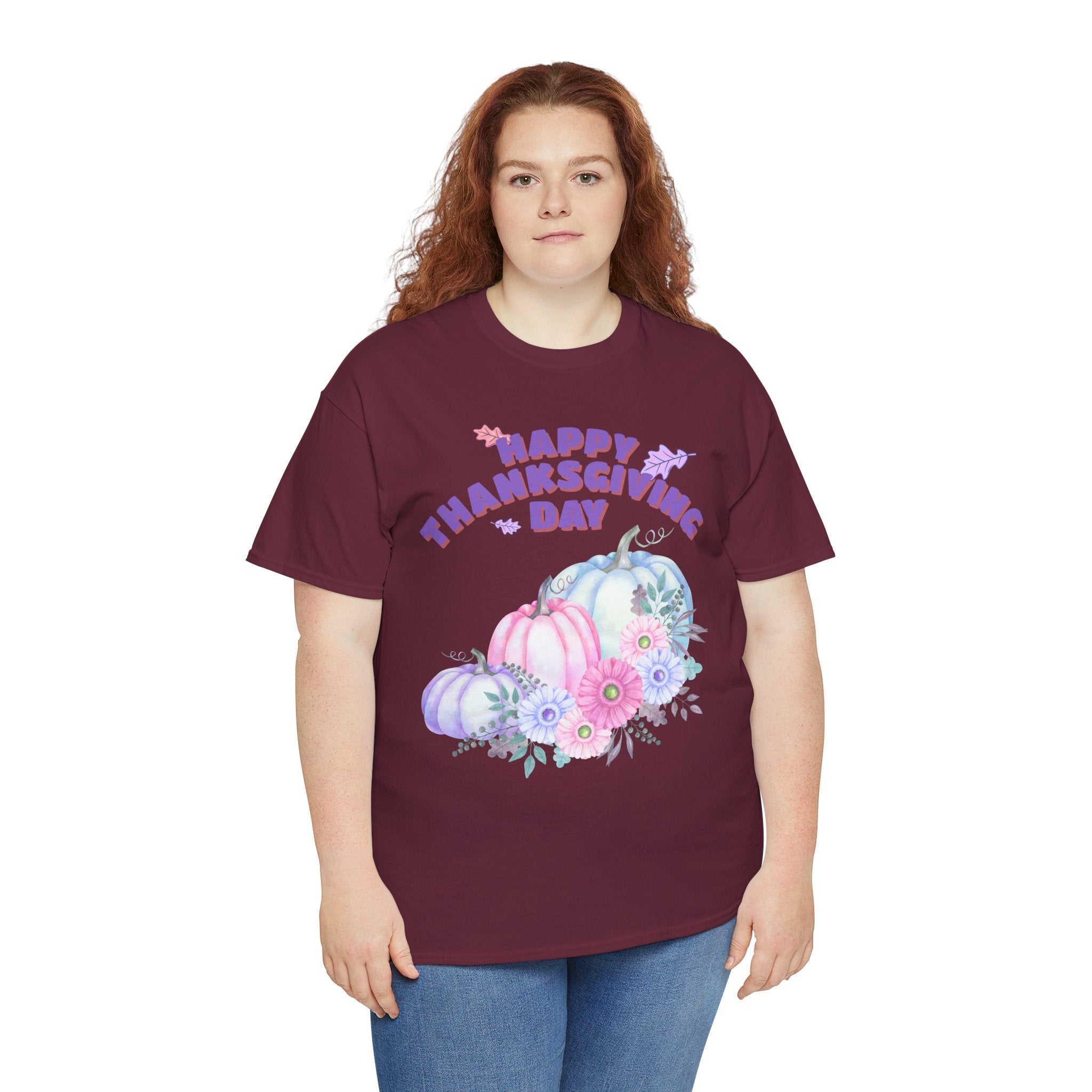 Thanksgiving Celebration Tee, Happy Thanksgiving Day Shirt, Fall T-Shirt, Holiday Gift, Unisex Cotton Top, Autumn Fashion