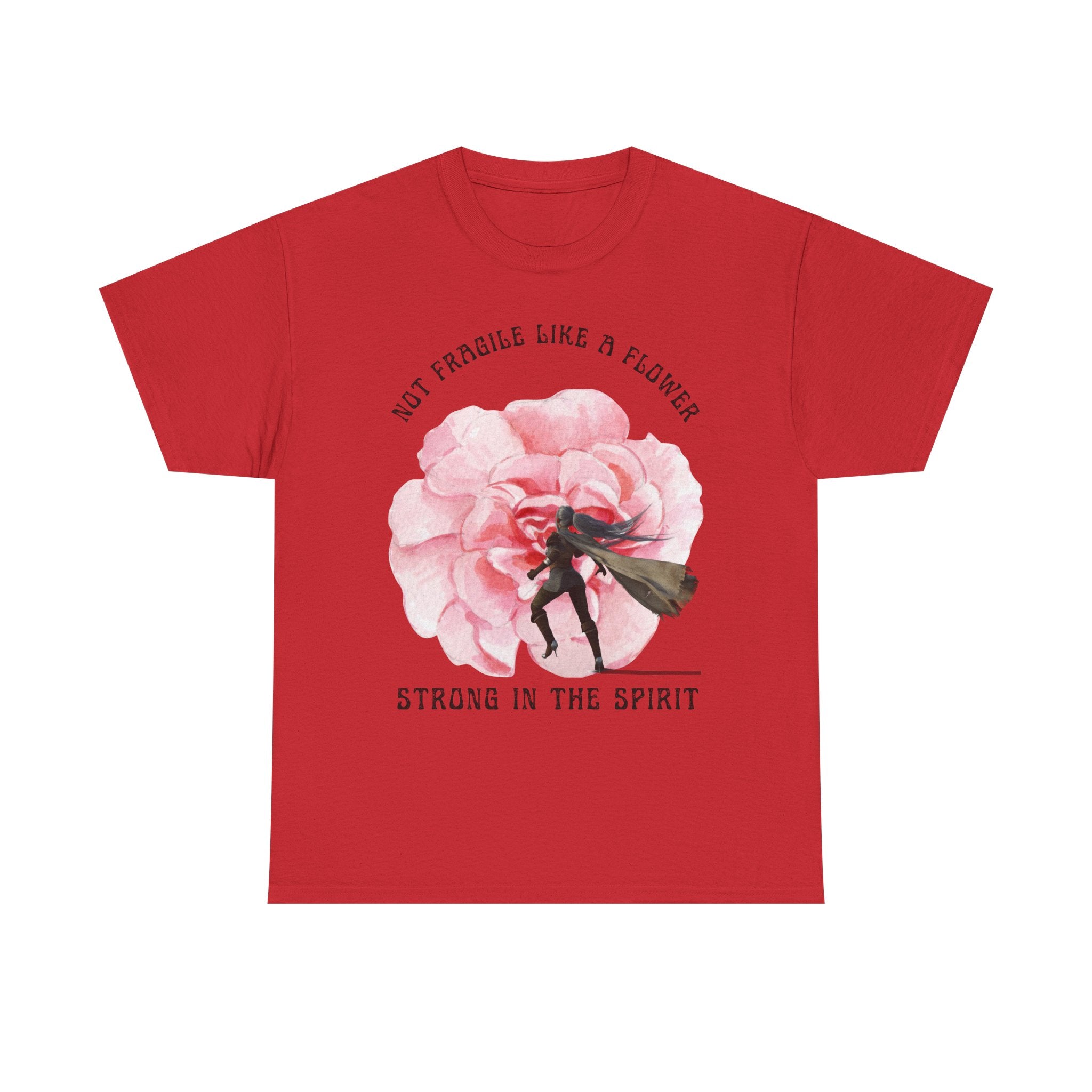 Floral Empowerment Tee, Not Fragile Like a Flower, Strong in the Spirit Shirt, Inspirational Unisex T-Shirt, Gift for Women, [...]