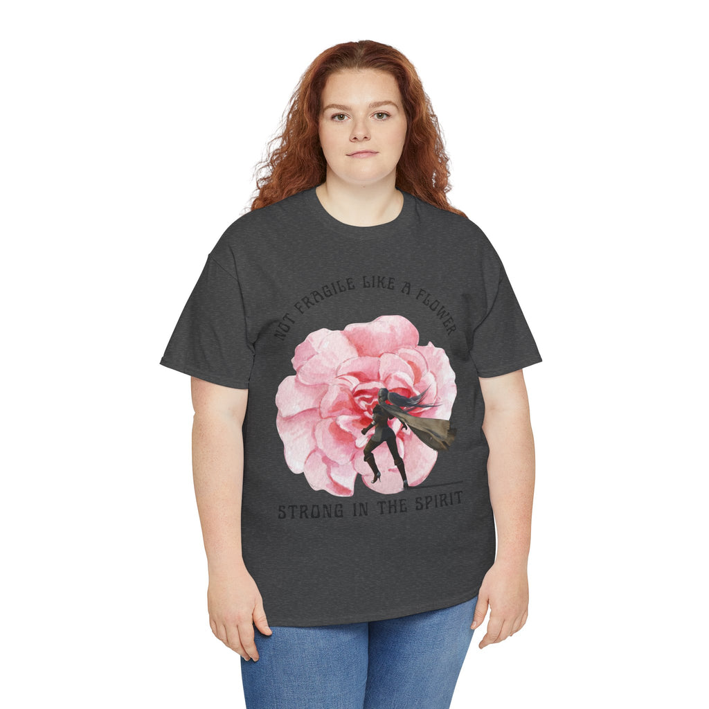 Floral Empowerment Tee, Not Fragile Like a Flower, Strong in the Spirit Shirt, Inspirational Unisex T-Shirt, Gift for Women, [...]