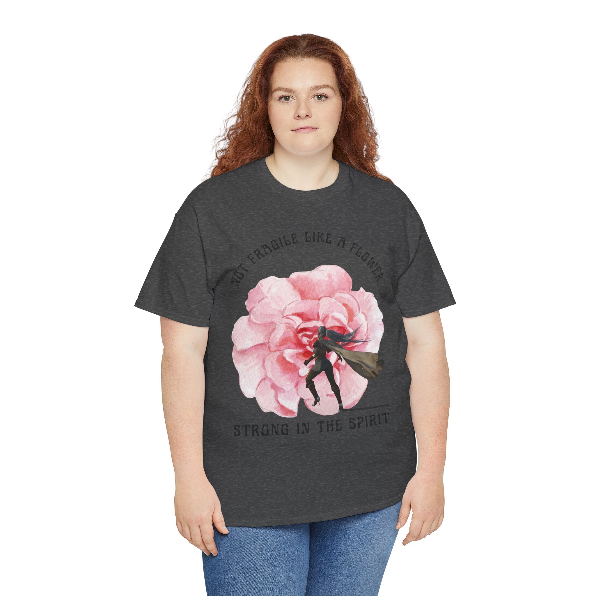Floral Empowerment Tee, Not Fragile Like a Flower, Strong in the Spirit Shirt, Inspirational Unisex T-Shirt, Gift for Women, [...]