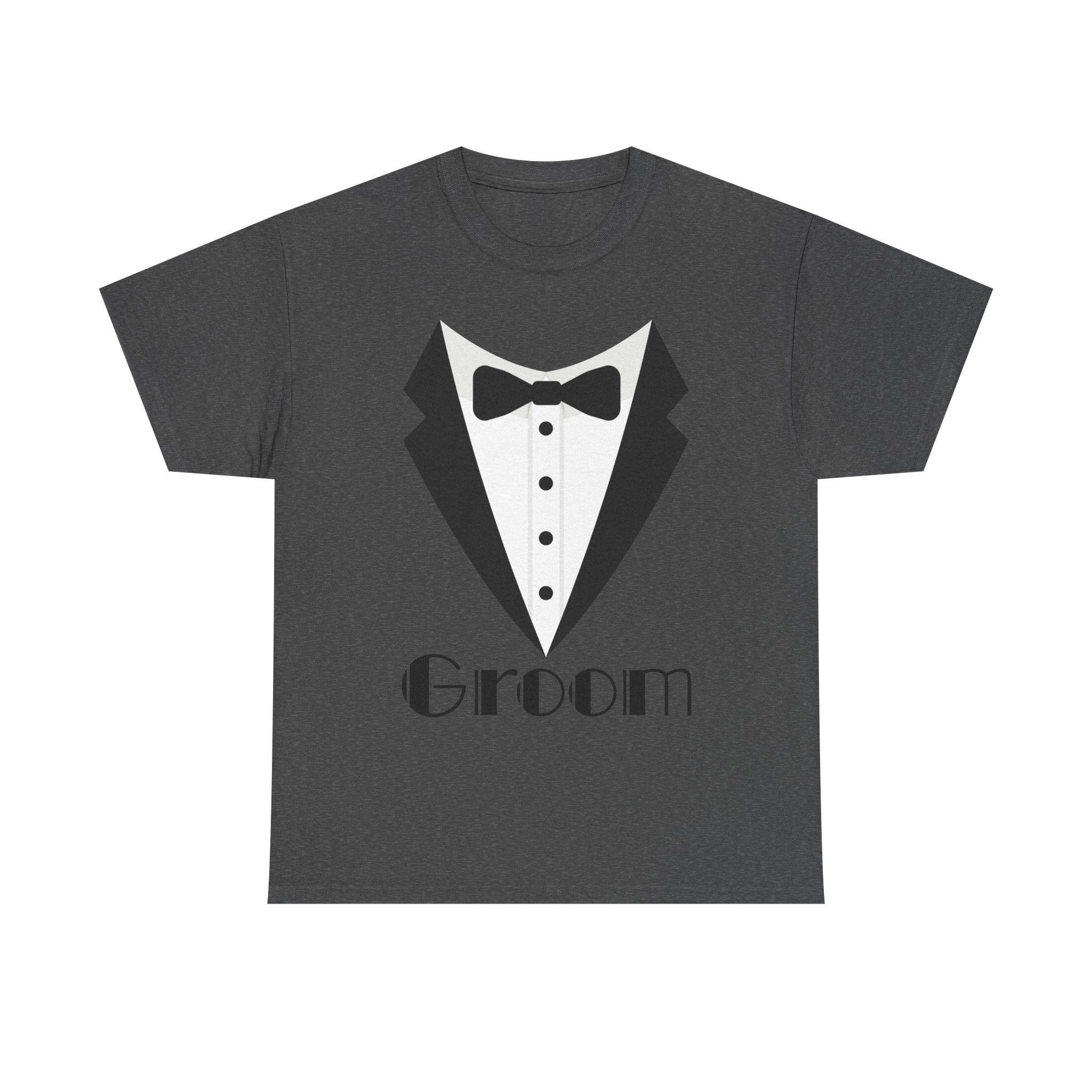 Groom T-Shirt, Unisex Heavy Cotton Tee for Weddings, Bachelor Parties, Groomsmen Gifts, Casual Wear, Bridal Showers