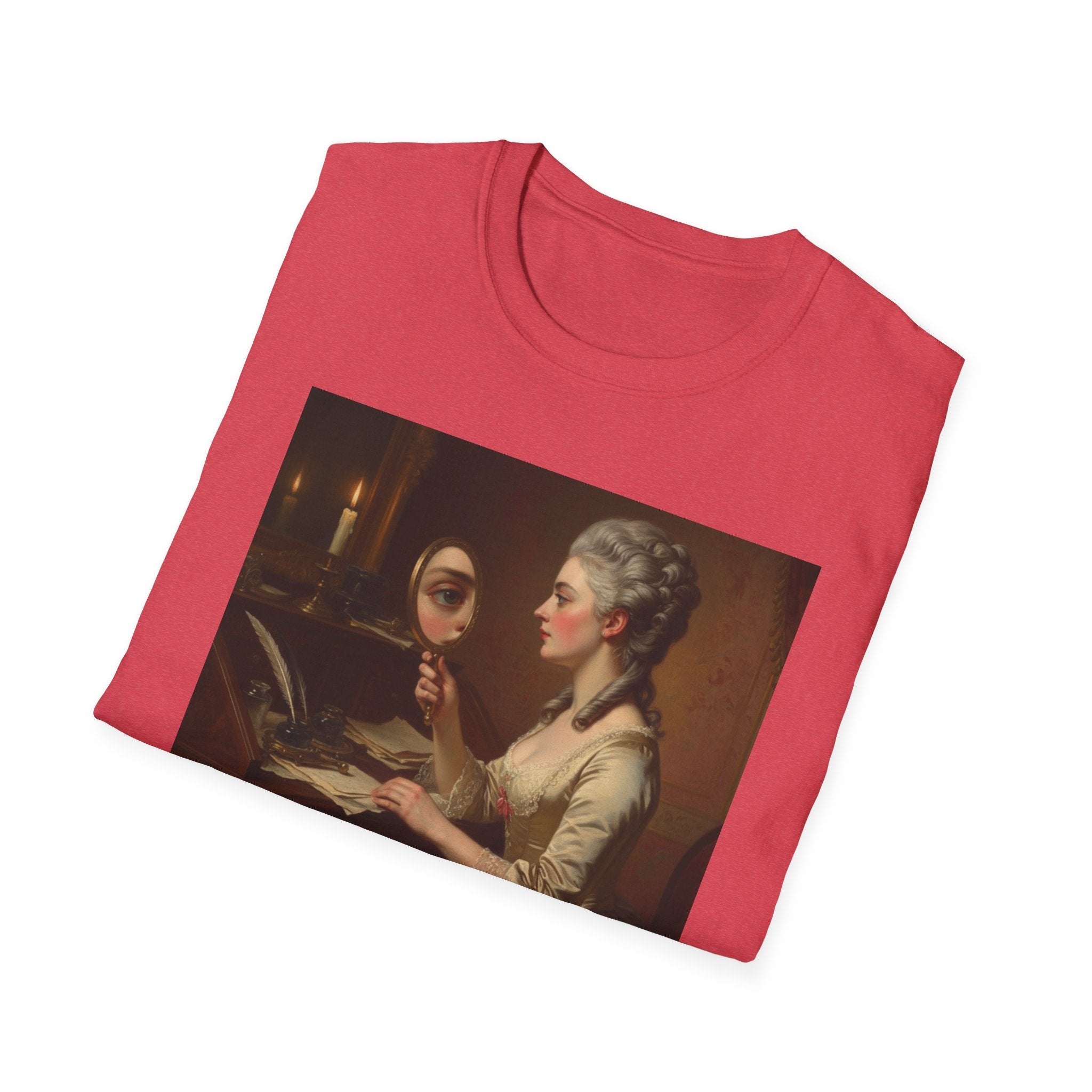 Artistic Vintage T-Shirt with 'A Gaze, Endless Stories' Design, Perfect for Art Lovers, Gifts, Casual Wear, Museum Visits, Art Class
