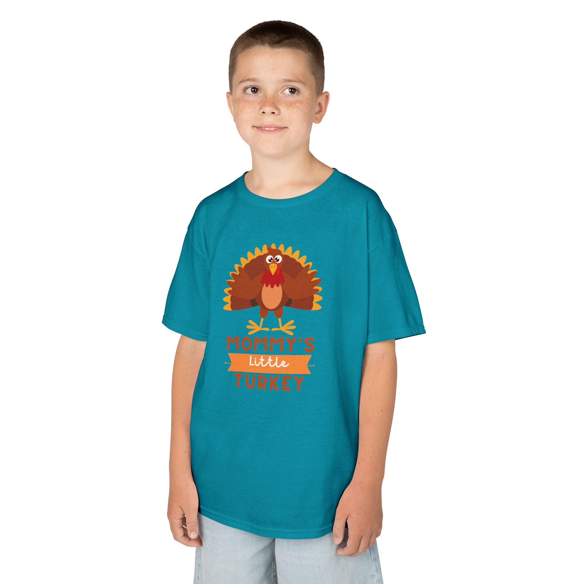 Mommy's Little Turkey Kids Tee - Thanksgiving Gift, Holiday Apparel, Cute Kids Clothing, Family Gathering, Kid's Casual Wear