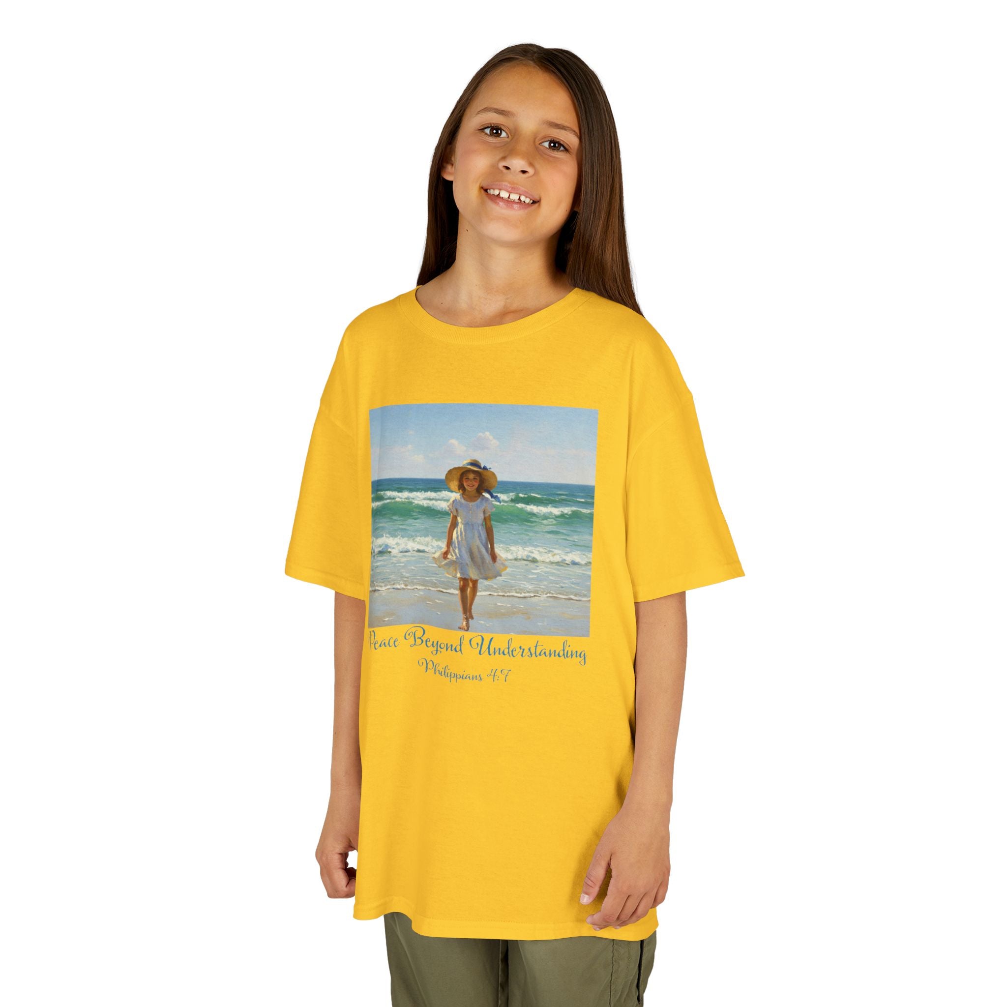 Whimsical Beach Fun Kids Tee, Summer Shirt, Beach Day Tee, Vacation Outfit, Cute Kids Clothing