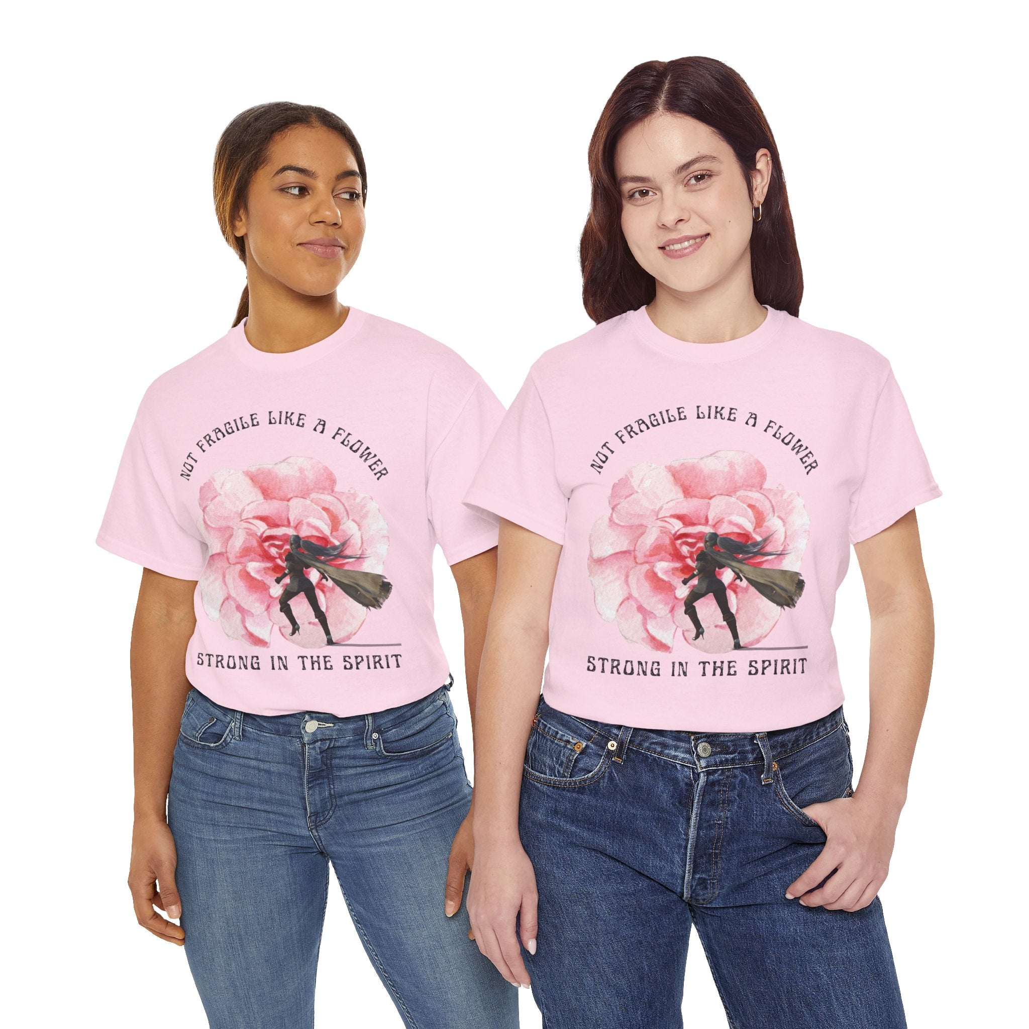 Floral Empowerment Tee, Not Fragile Like a Flower, Strong in the Spirit Shirt, Inspirational Unisex T-Shirt, Gift for Women, [...]