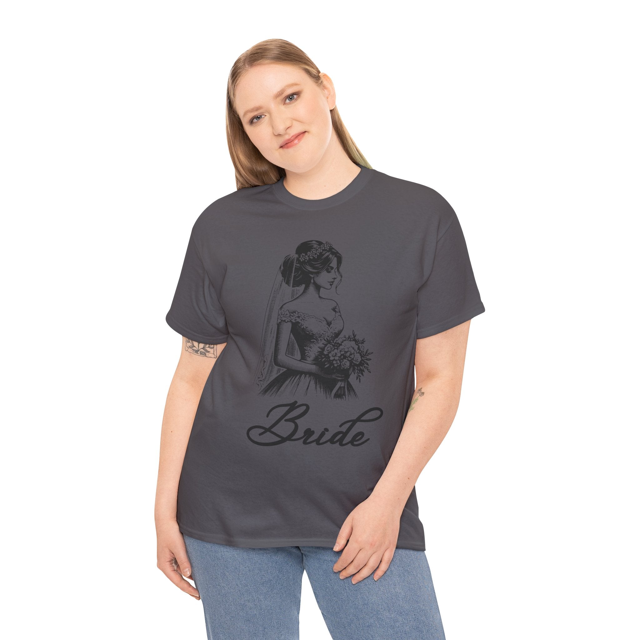 Bride Graphic Tee, Wedding Gift T-Shirt, Bridal Party Apparel, Engagement Celebration Shirt, Bride-to-Be Outfit