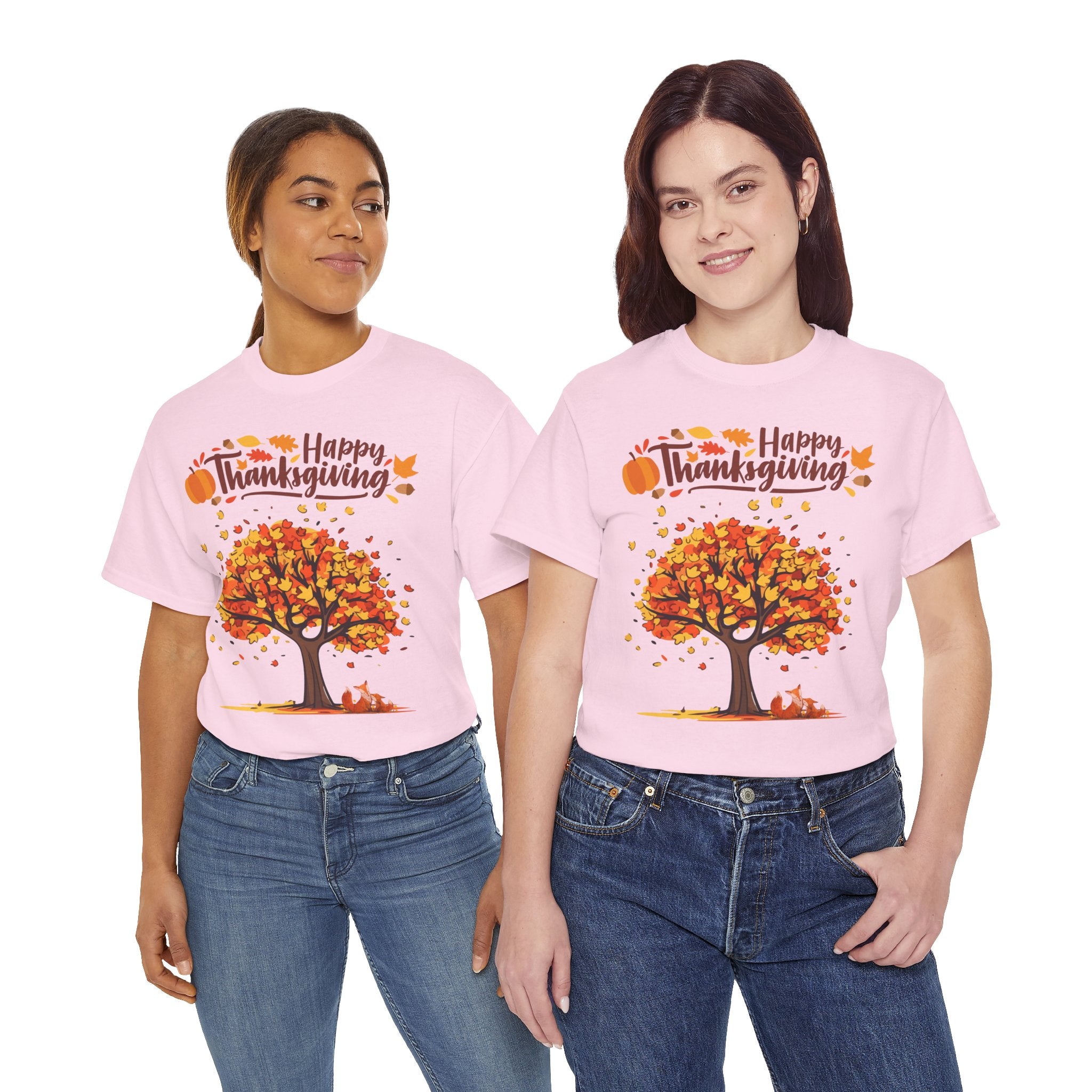 Thanksgiving Tree Tee, Autumn Shirt, Fall Apparel, Family Gathering Top, Seasonal Wear, Thanksgiving Gift