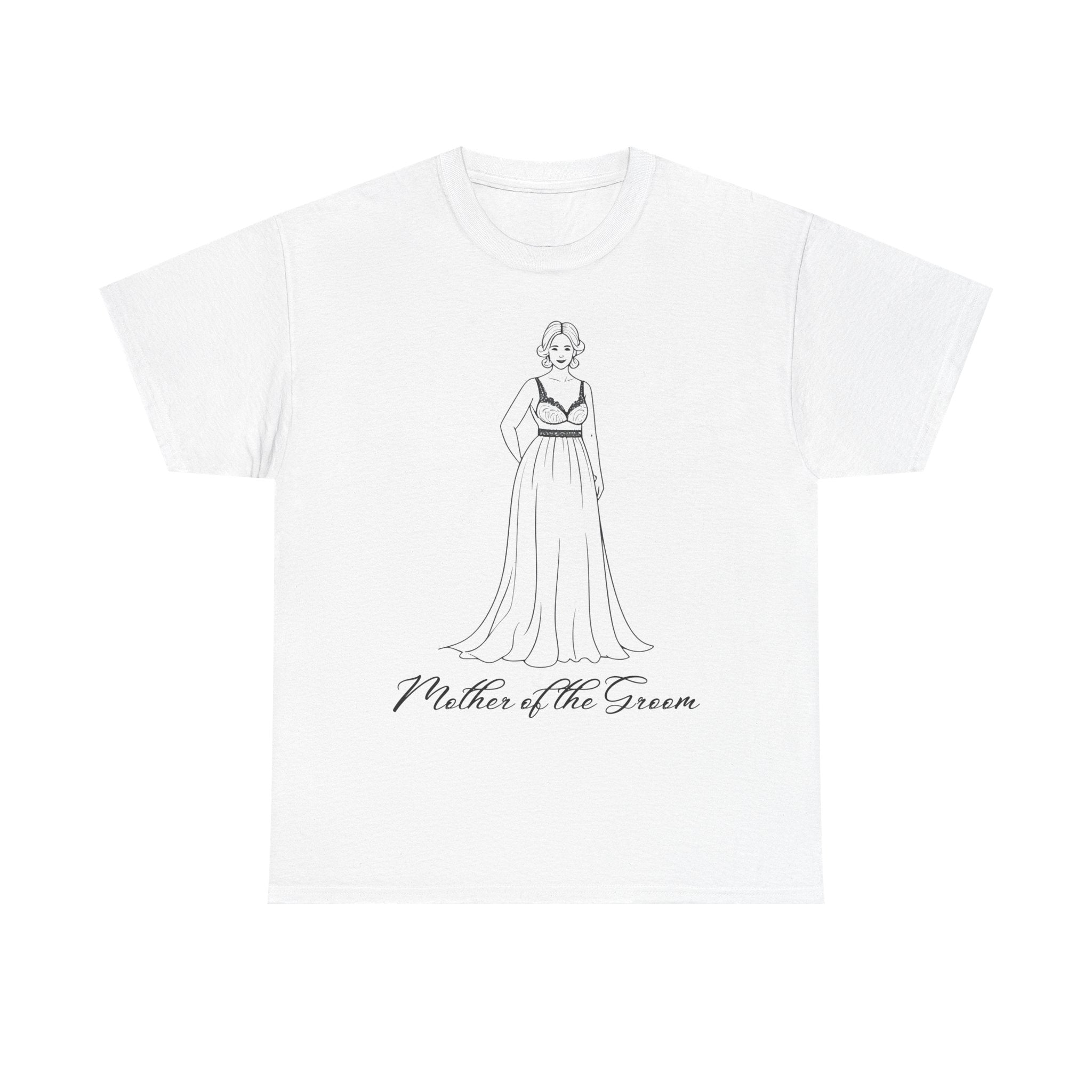 Mother of the Groom Tee, Unisex Cotton Shirt for Weddings, Bridal Parties, Gift for Moms, Casual Wear, Family Gatherings