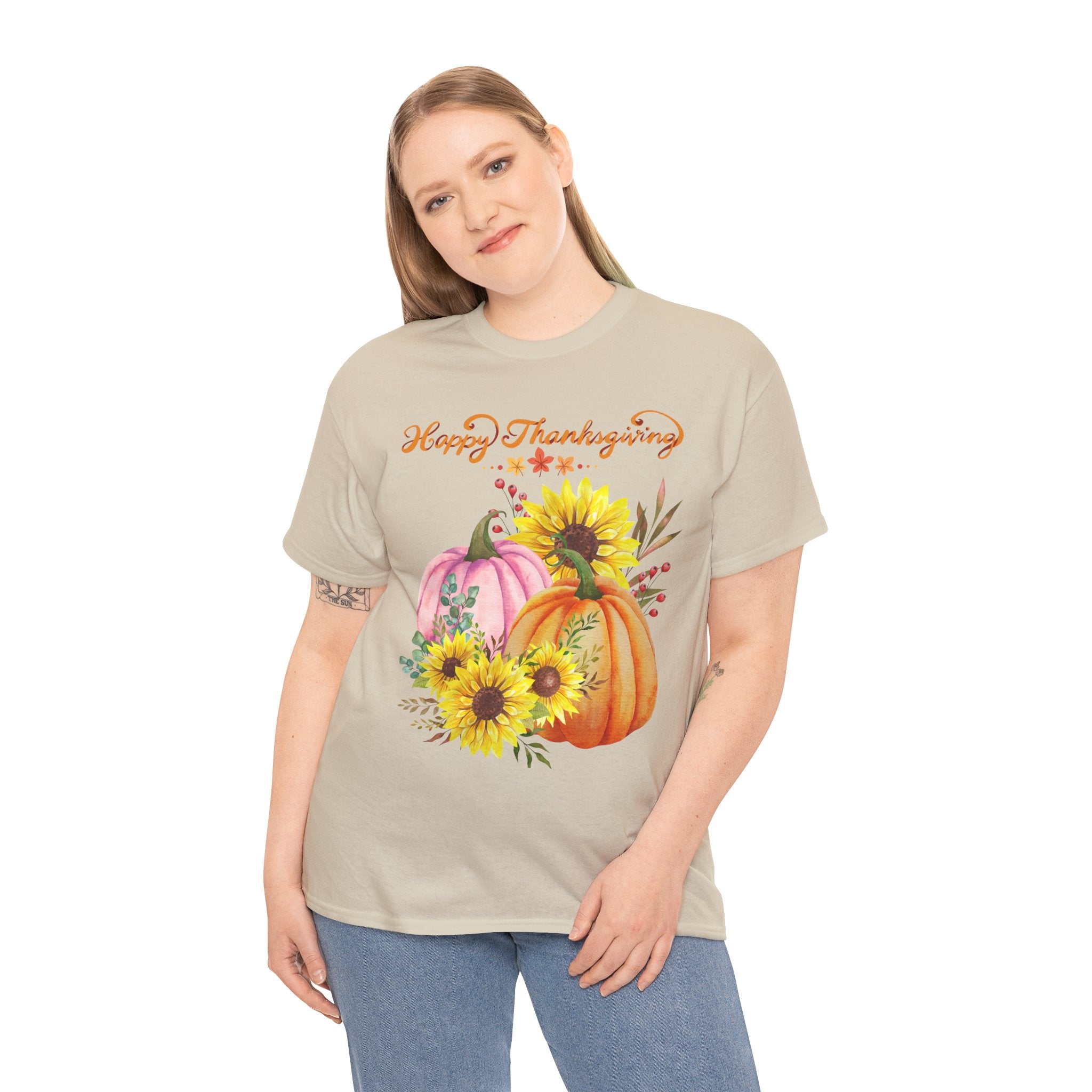 Thanksgiving T-shirts, Pumpkin Tee, Autumn Shirt, Unisex Fall Apparel, Holiday Gift, Cozy Outfit, Harvest Festival Clothing