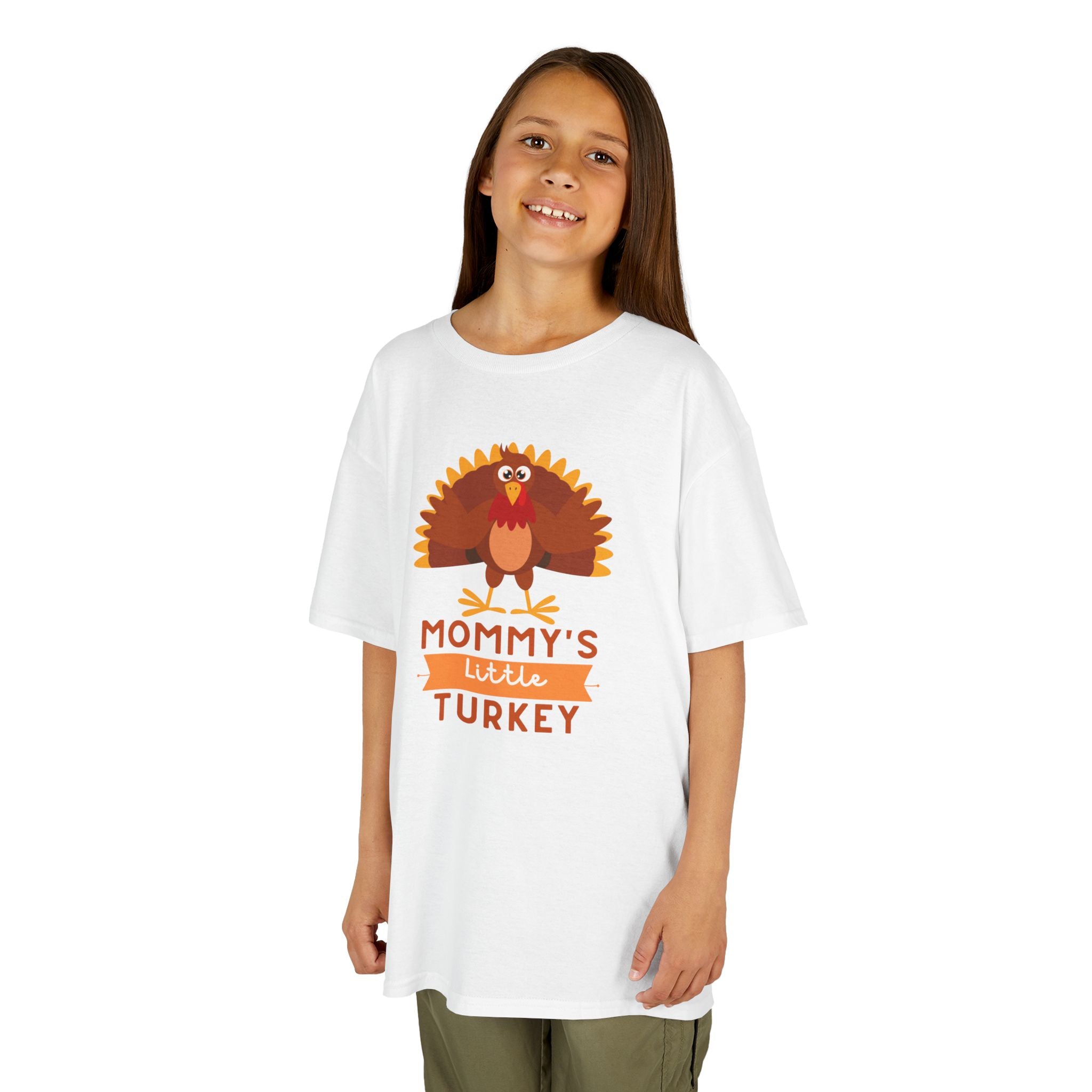Mommy's Little Turkey Kids Tee - Thanksgiving Gift, Holiday Apparel, Cute Kids Clothing, Family Gathering, Kid's Casual Wear