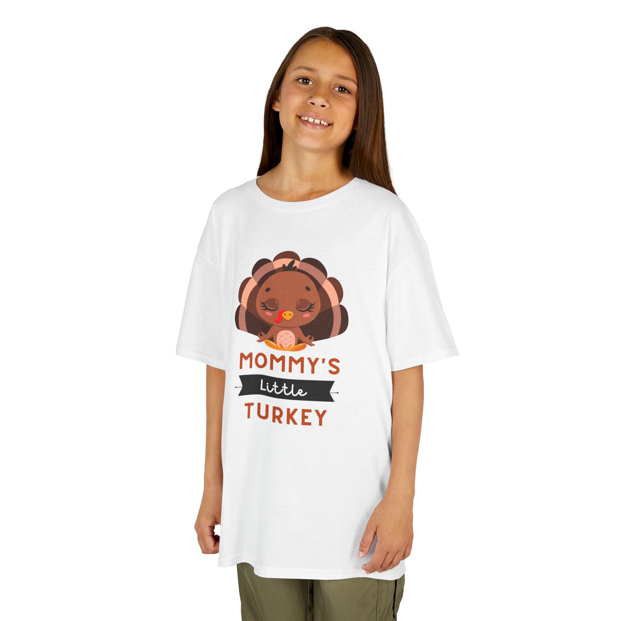 Kids Thanksgiving Tee, Mommy's Little Turkey Shirt, Fall Holiday Outfit, Thanksgiving Gift, Adorable Kids Fashion