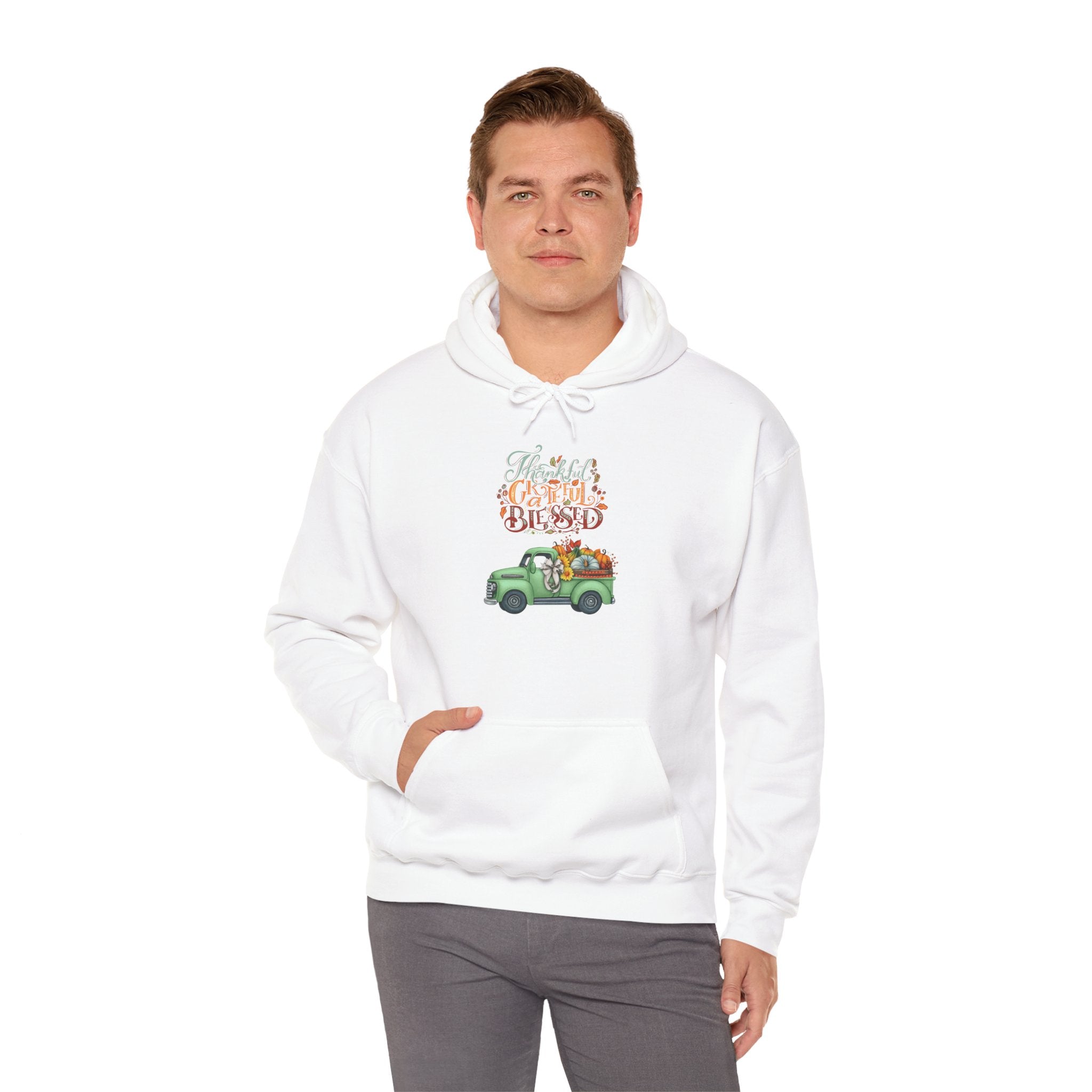 Festive Truck Sweatshirt - Cozy Holiday Hoodie, Winter Gift, Christmas Apparel, Unisex Clothing, Seasonal Fashion