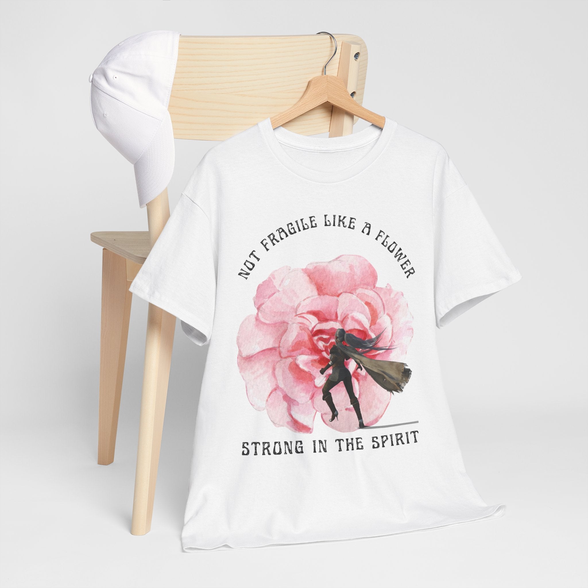 Floral Empowerment Tee, Not Fragile Like a Flower, Strong in the Spirit Shirt, Inspirational Unisex T-Shirt, Gift for Women, [...]