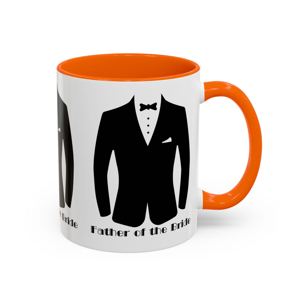 Father of the Bride Mug  11, 15oz| Wedding Day Gift | Elegant Keepsake for Dad