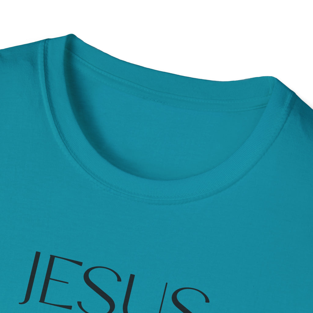 Jesus Floral Faith T-Shirt- Christian Graphic Tee, Inspirational Gift, Religious Apparel, Casualwear, Unisex
