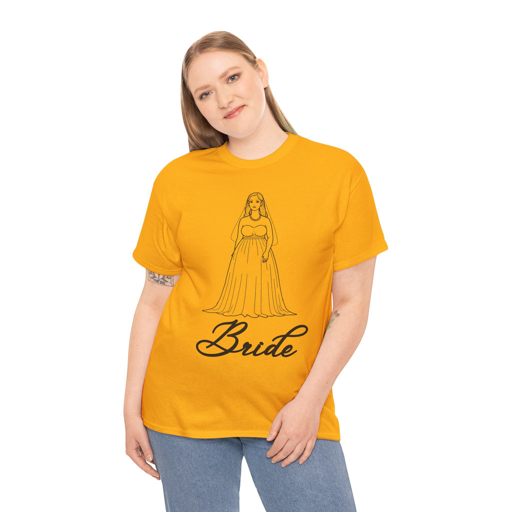 Bride Graphic Tee, Wedding Gift Shirt, Bridal Party Outfit, Engagement Celebration Top, Funny Bride Apparel, Unisex Heavy Cotton Tee