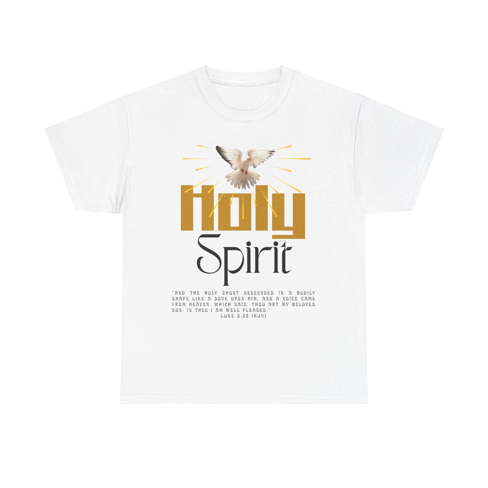 Christian T-shirts, Holy Spirit Unisex Heavy Cotton Tee, Inspirational T-Shirt for Faith Celebration, Christian Gift, Spiritual Attire, Religious Apparel