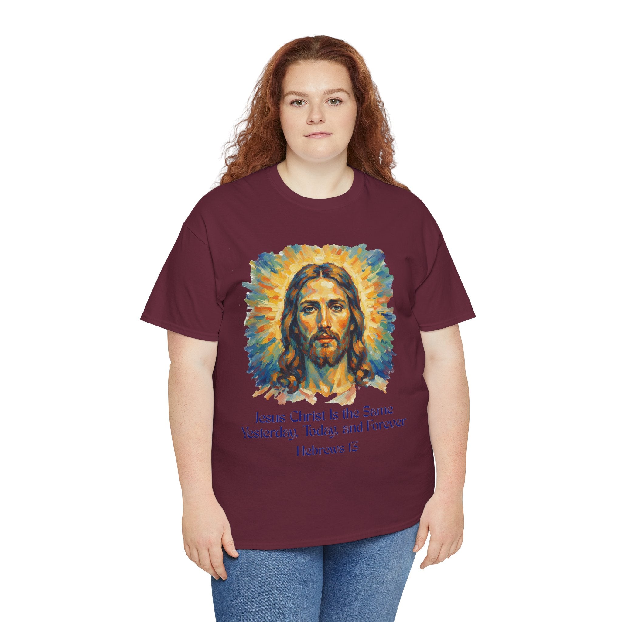 Jesus Portrait – Van Gogh Inspired Style Religious Inspirational Tee - Jesus Christ Design, Faith Shirt, Christian Clothing, Birthday Gift, Everyday Wear