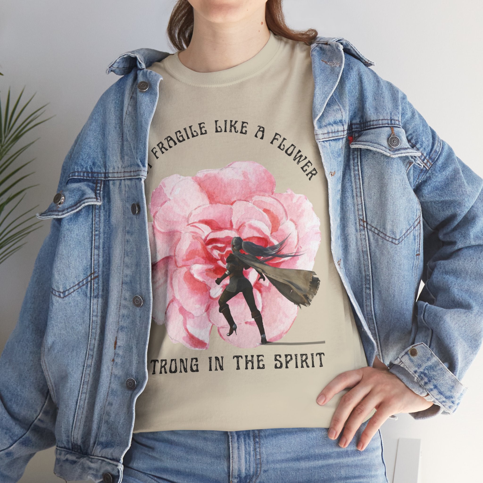 Floral Empowerment Tee, Not Fragile Like a Flower, Strong in the Spirit Shirt, Inspirational Unisex T-Shirt, Gift for Women, [...]