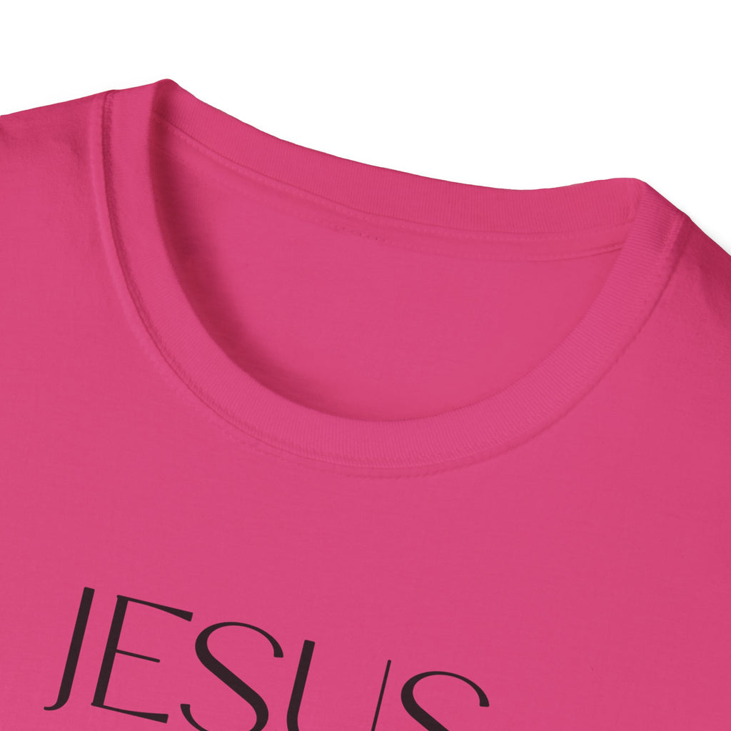 Jesus Floral Faith T-Shirt- Christian Graphic Tee, Inspirational Gift, Religious Apparel, Casualwear, Unisex