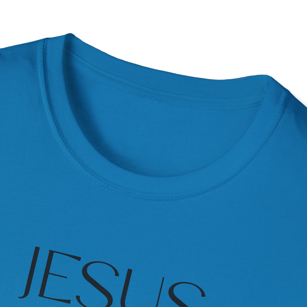 Jesus Floral Faith T-Shirt- Christian Graphic Tee, Inspirational Gift, Religious Apparel, Casualwear, Unisex