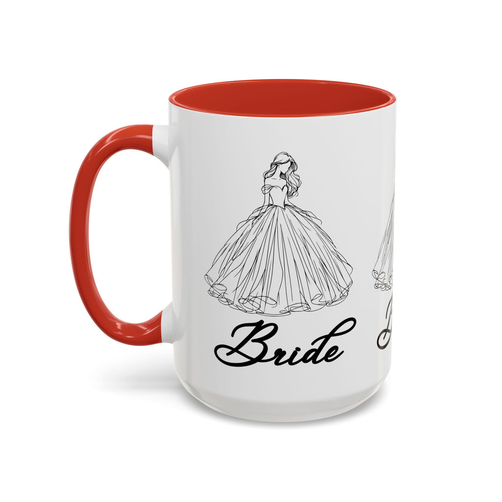 Bride Mug | Elegant Wedding Dress Design | Bridal Shower Gift & Keepsake