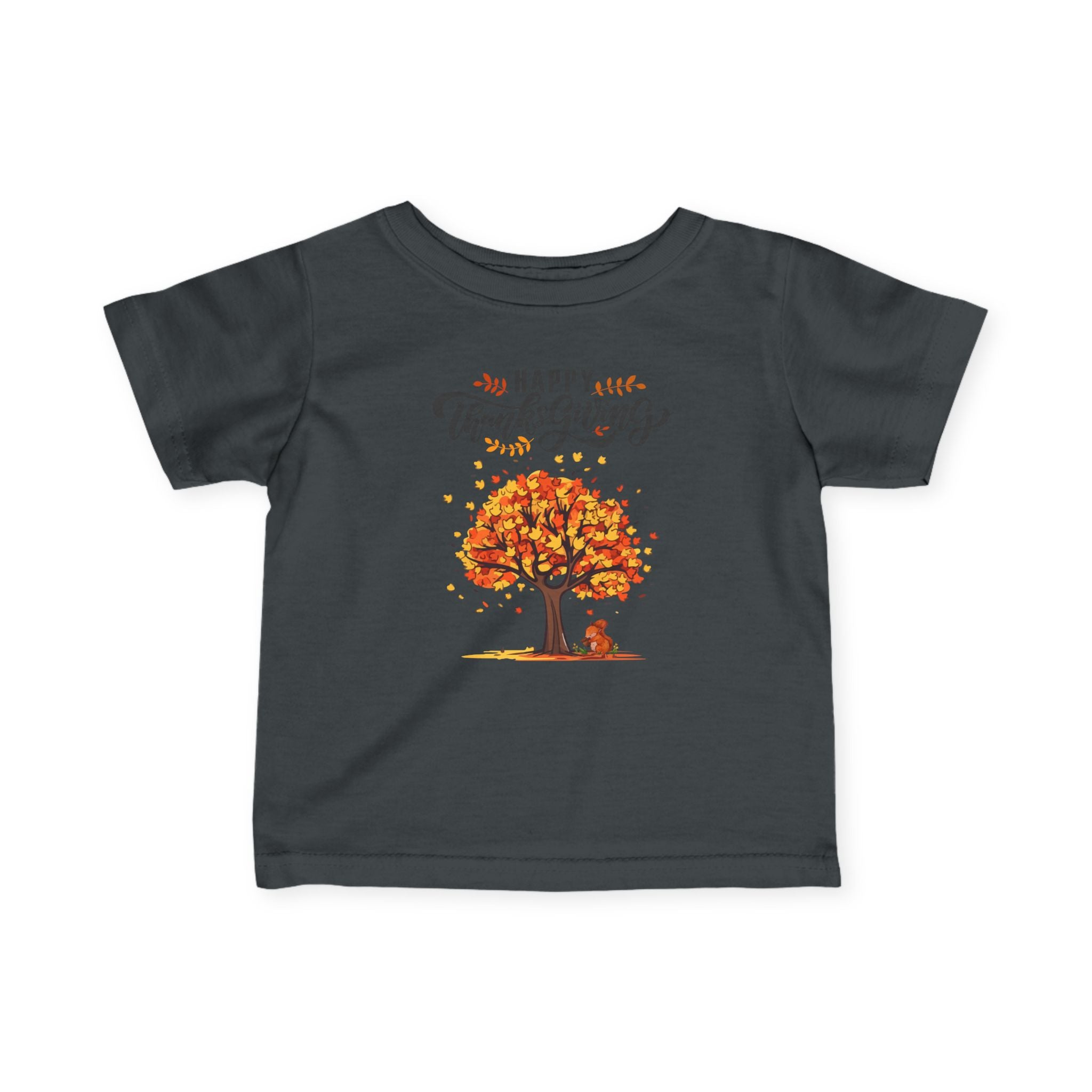 Thanksgiving Infant Tee, Cute Baby Shirt, Fall Baby Clothes, Happy Thanksgiving T-Shirt, Autumn Baby Outfit, Toddler Apparel