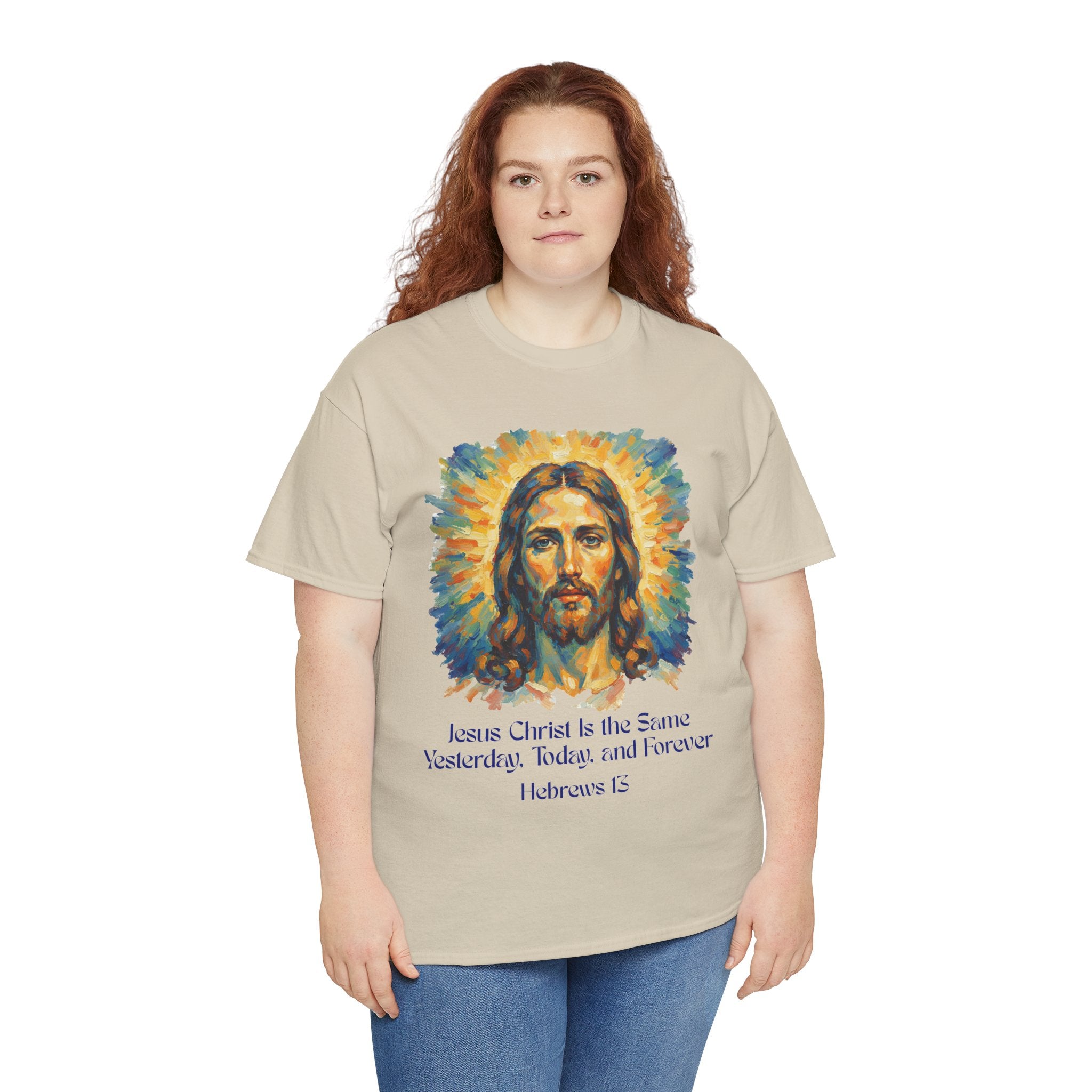 Jesus Portrait – Van Gogh Inspired Style Religious Inspirational Tee - Jesus Christ Design, Faith Shirt, Christian Clothing, Birthday Gift, Everyday Wear