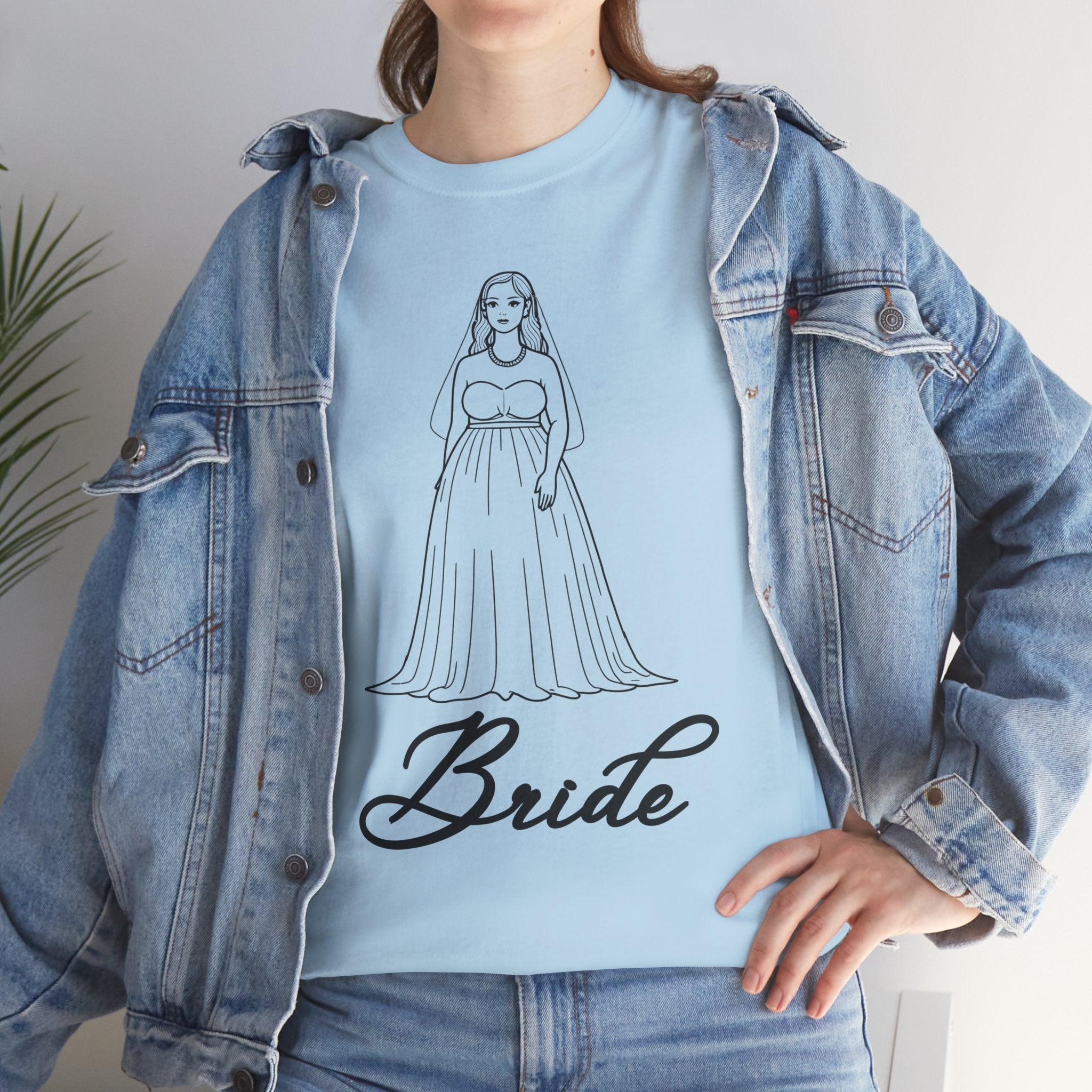 Bride Graphic Tee, Wedding Gift Shirt, Bridal Party Outfit, Engagement Celebration Top, Funny Bride Apparel, Unisex Heavy Cotton Tee