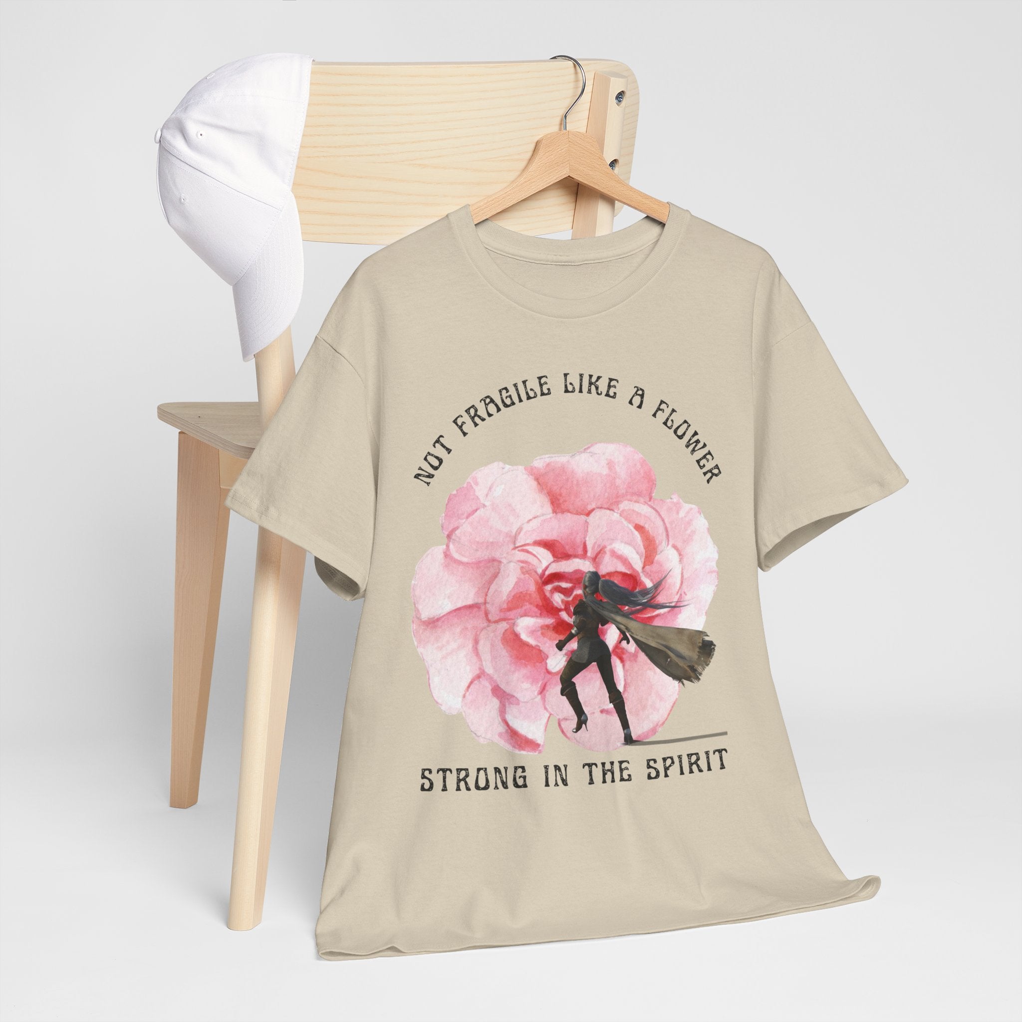 Floral Empowerment Tee, Not Fragile Like a Flower, Strong in the Spirit Shirt, Inspirational Unisex T-Shirt, Gift for Women, [...]