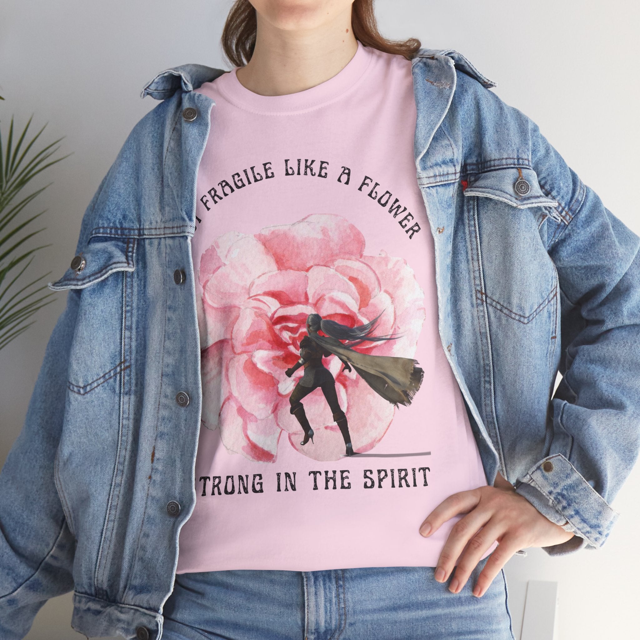 Floral Empowerment Tee, Not Fragile Like a Flower, Strong in the Spirit Shirt, Inspirational Unisex T-Shirt, Gift for Women, [...]