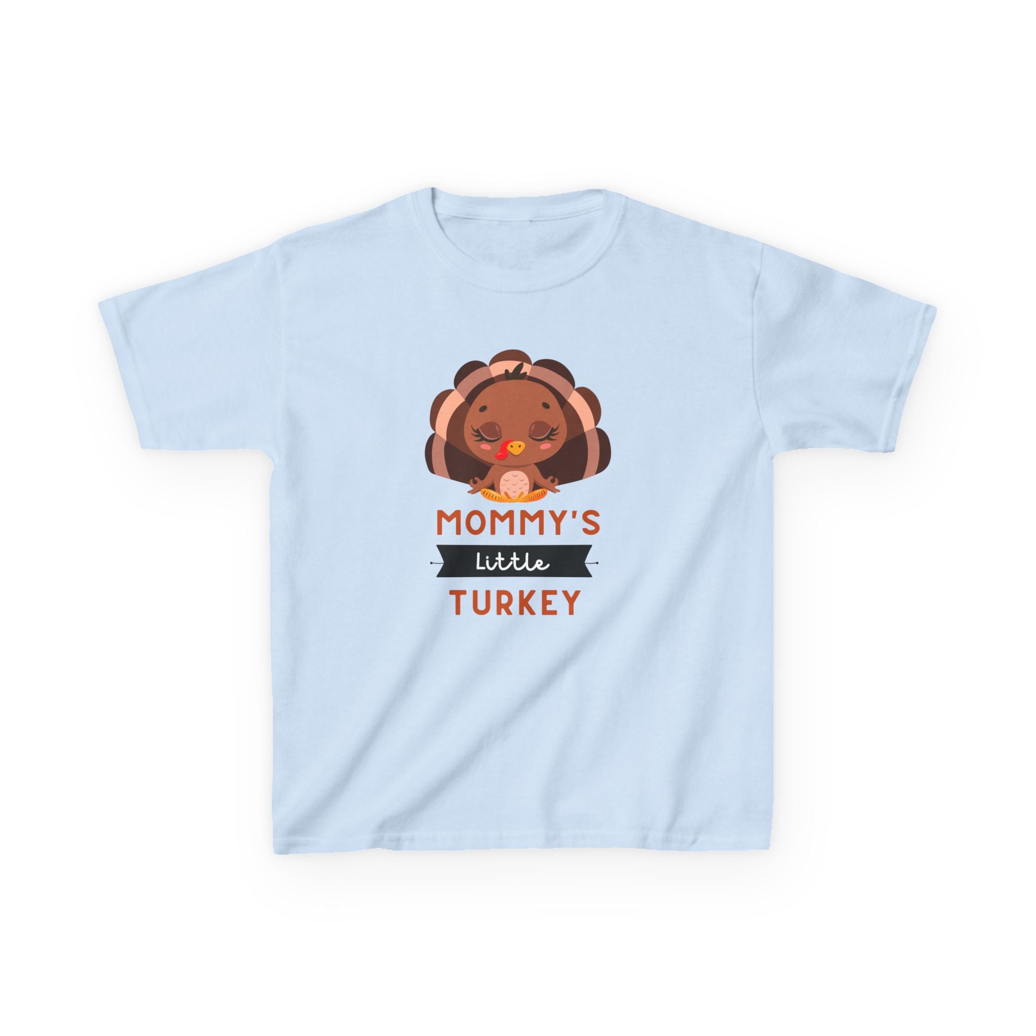 Kids Thanksgiving Tee, Mommy's Little Turkey Shirt, Fall Holiday Outfit, Thanksgiving Gift, Adorable Kids Fashion