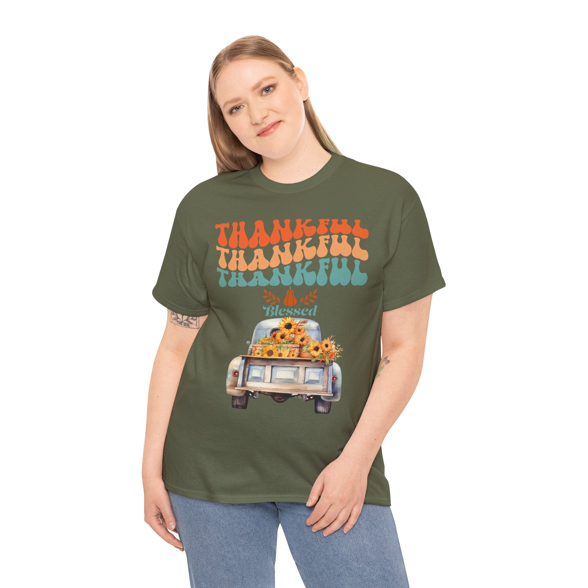Thankful Vibes Unisex Tee - Perfect for Thanksgiving, Gratitude, Casual Wear, Gifts, Summer Days
