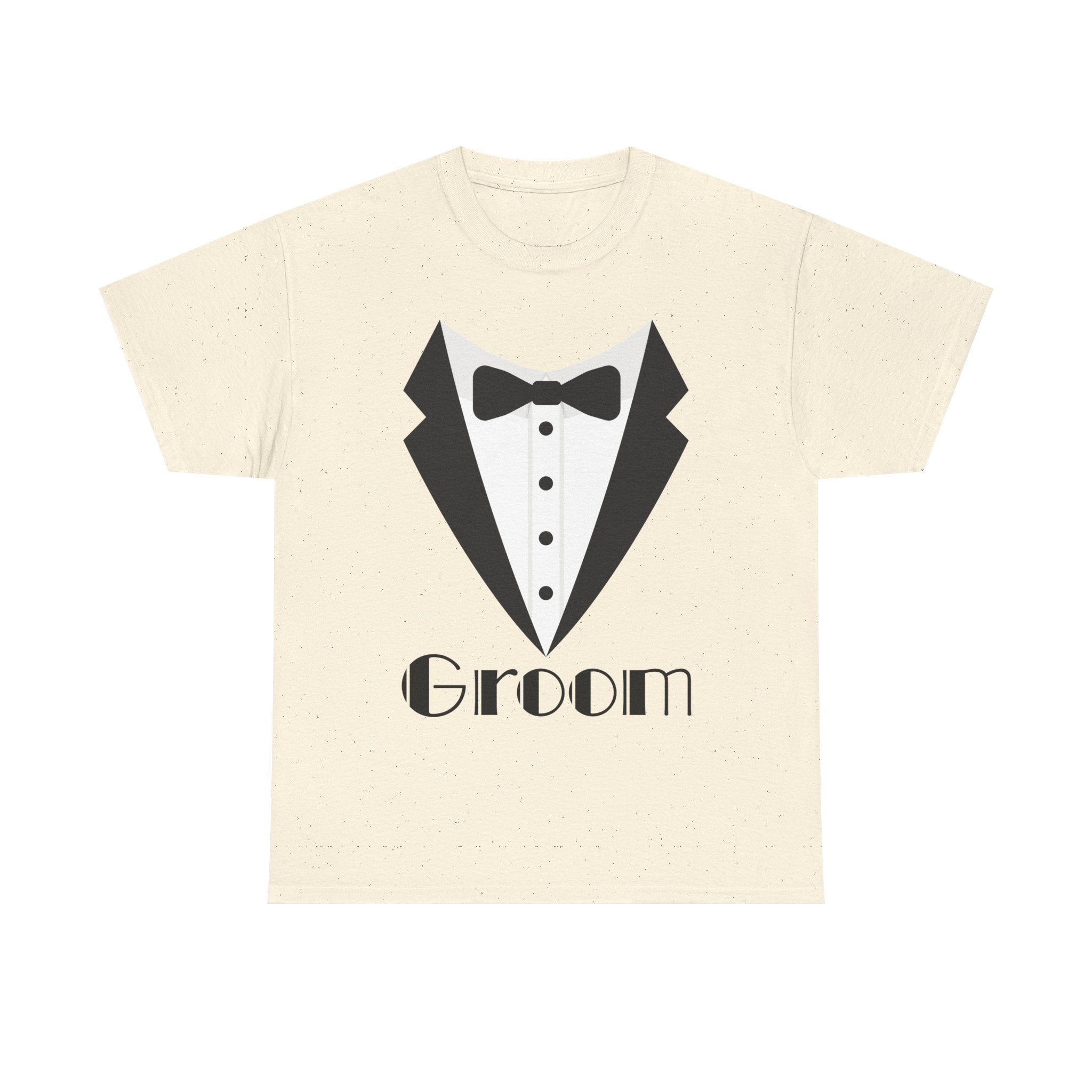 Groom T-Shirt, Unisex Heavy Cotton Tee for Weddings, Bachelor Parties, Groomsmen Gifts, Casual Wear, Bridal Showers