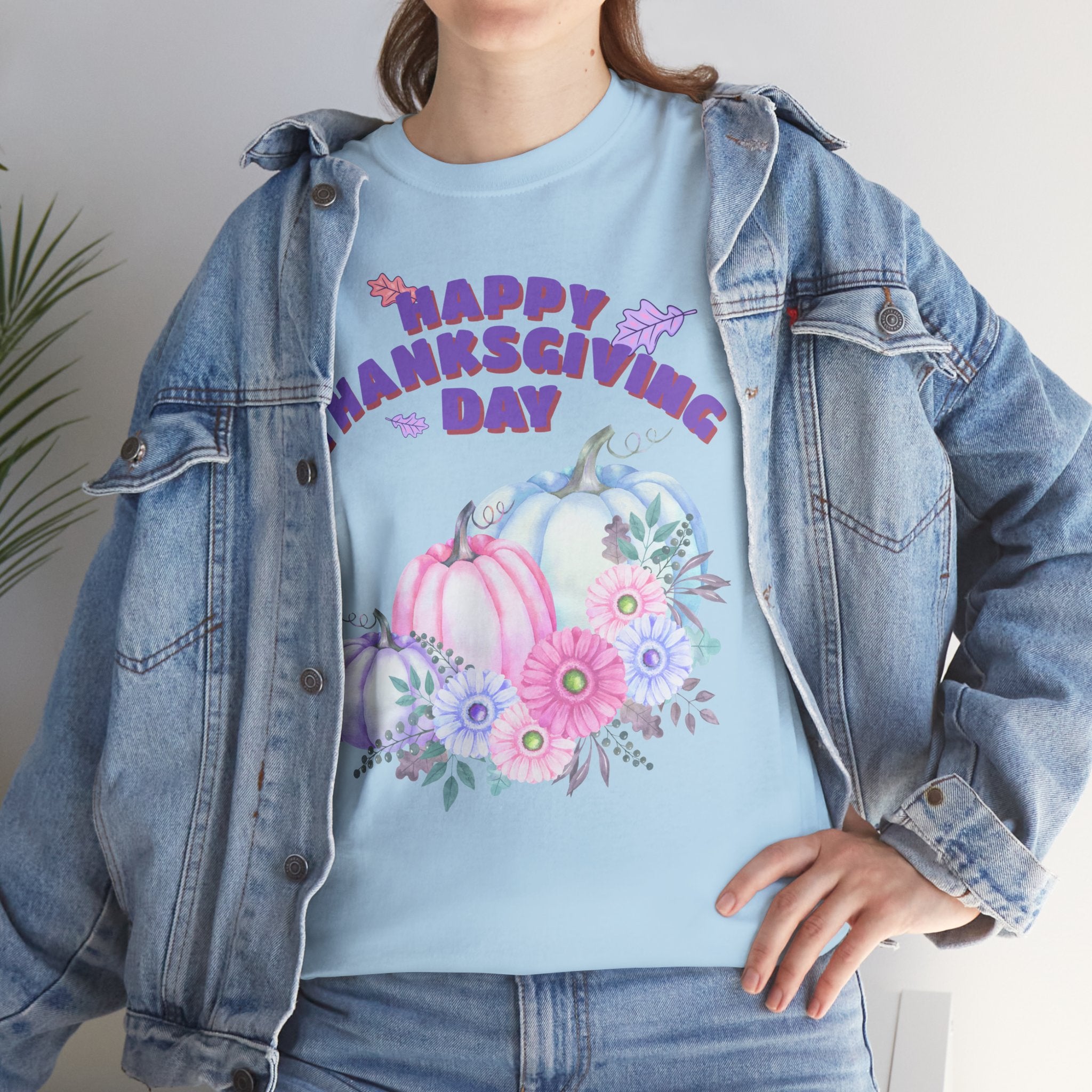 Thanksgiving Celebration Tee, Happy Thanksgiving Day Shirt, Fall T-Shirt, Holiday Gift, Unisex Cotton Top, Autumn Fashion
