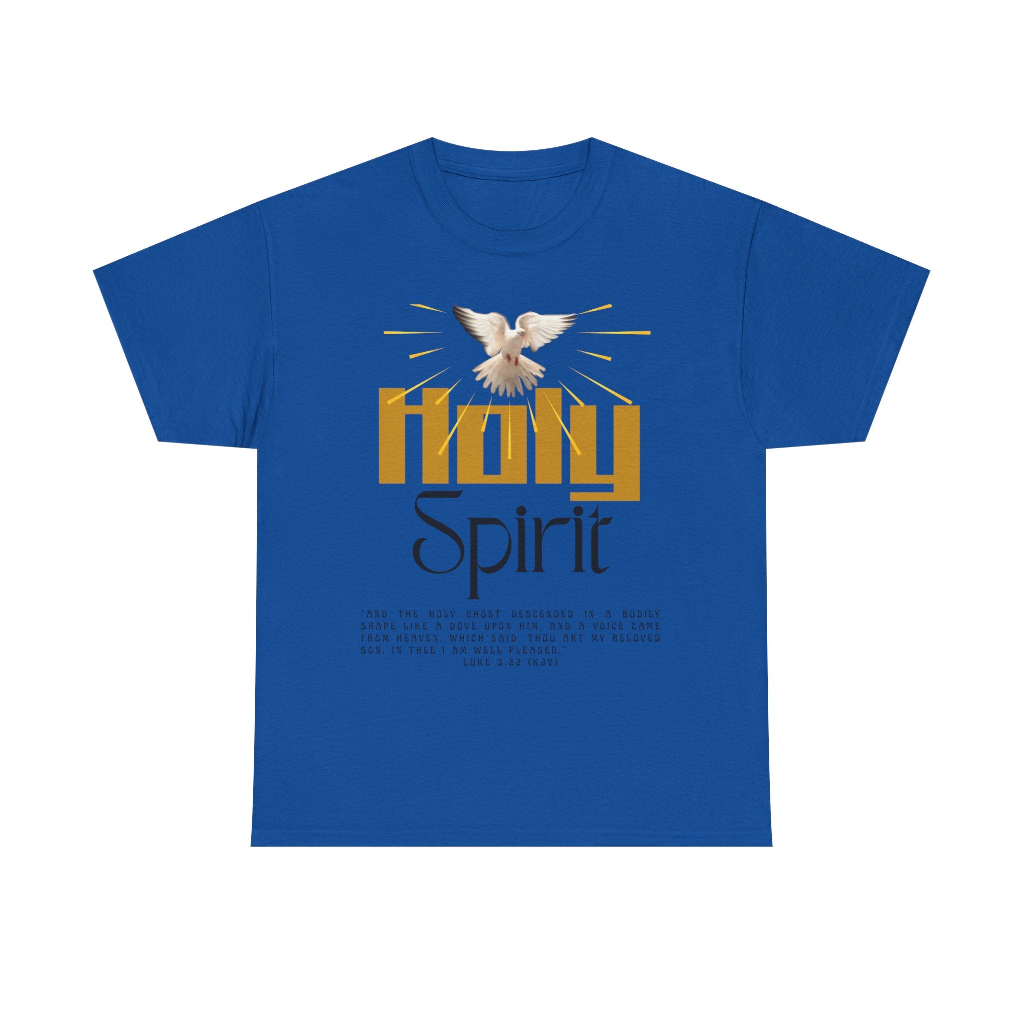Christian T-shirts, Holy Spirit Unisex Heavy Cotton Tee, Inspirational T-Shirt for Faith Celebration, Christian Gift, Spiritual Attire, Religious Apparel