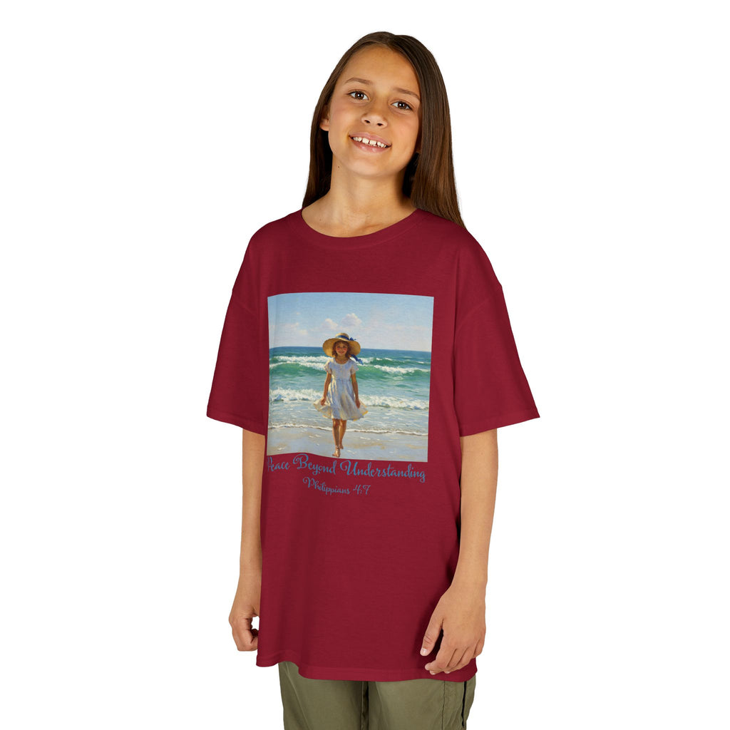Whimsical Beach Fun Kids Tee, Summer Shirt, Beach Day Tee, Vacation Outfit, Cute Kids Clothing