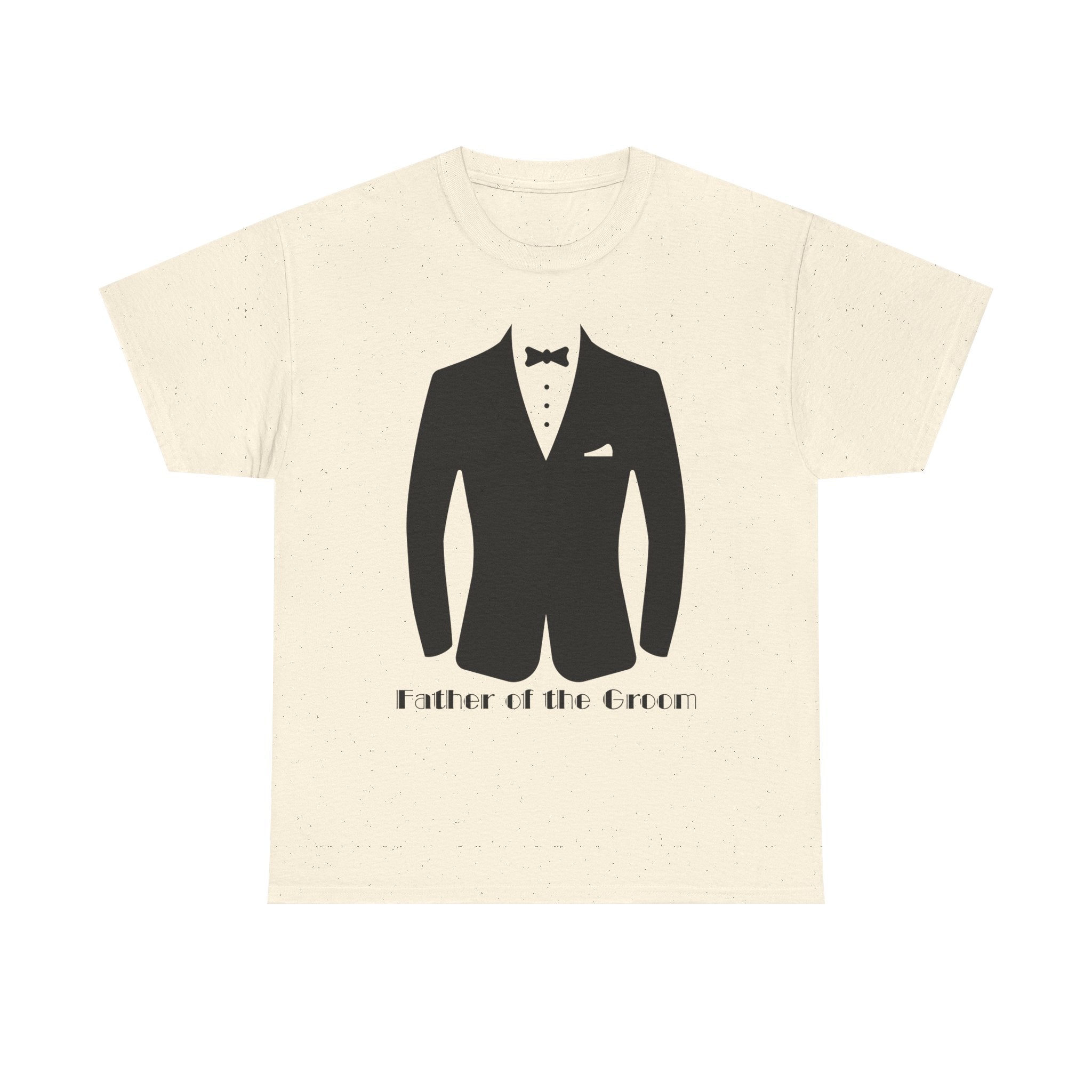 Father of the Groom Party Tee, Wedding Gift, Unisex Cotton Shirt, Groom's Party Shirt, Bridal Party Attire