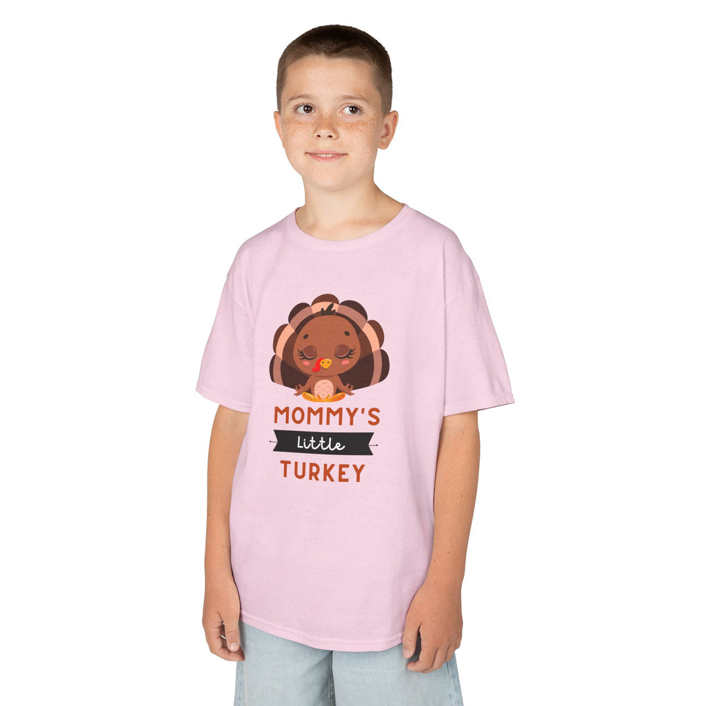 Kids Thanksgiving Tee, Mommy's Little Turkey Shirt, Fall Holiday Outfit, Thanksgiving Gift, Adorable Kids Fashion