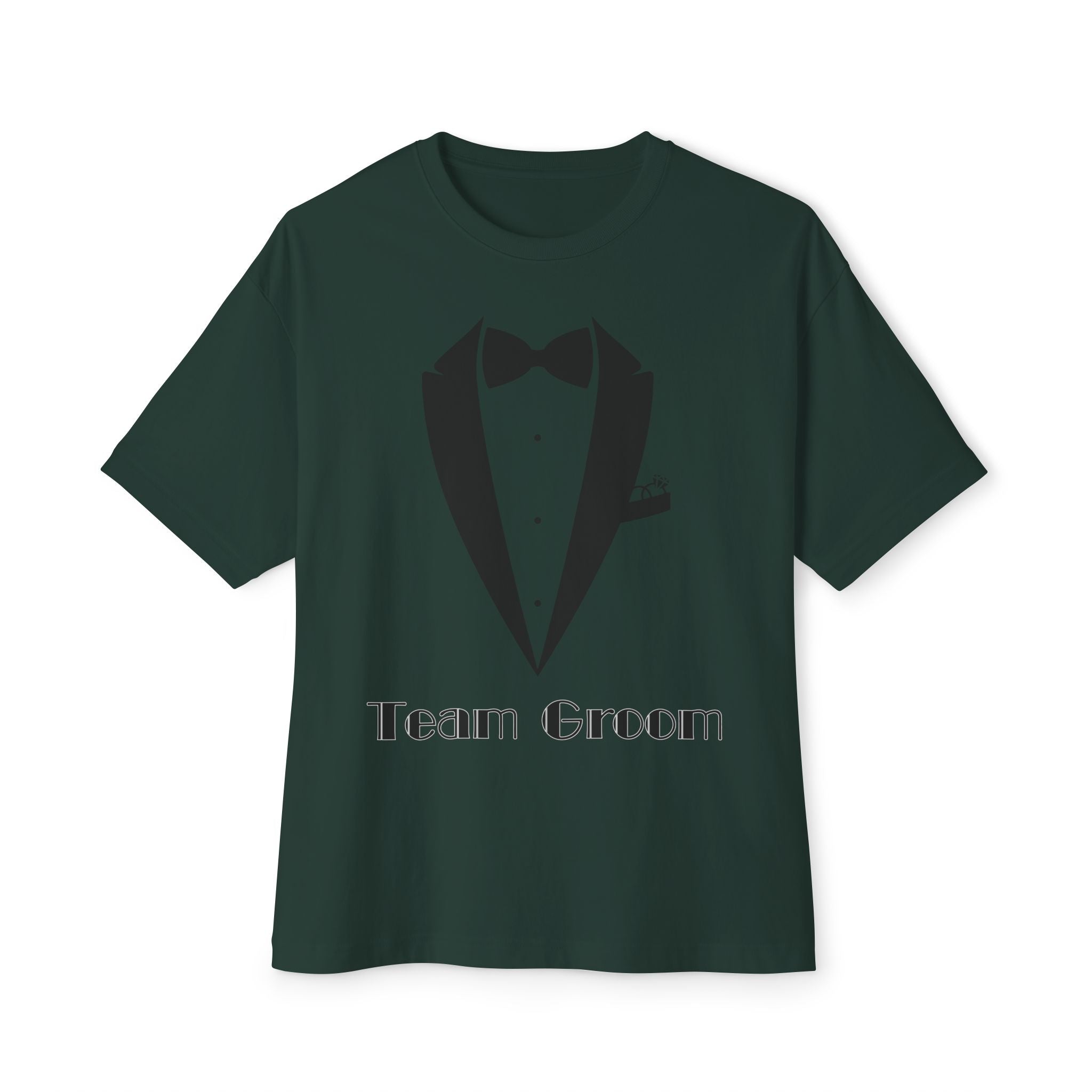Groom's Team T-Shirt, Casual Wedding Tee, Unisex Oversized Tee, Bridal Party Gift, Groom Squad Shirt, Funny Wedding Apparel