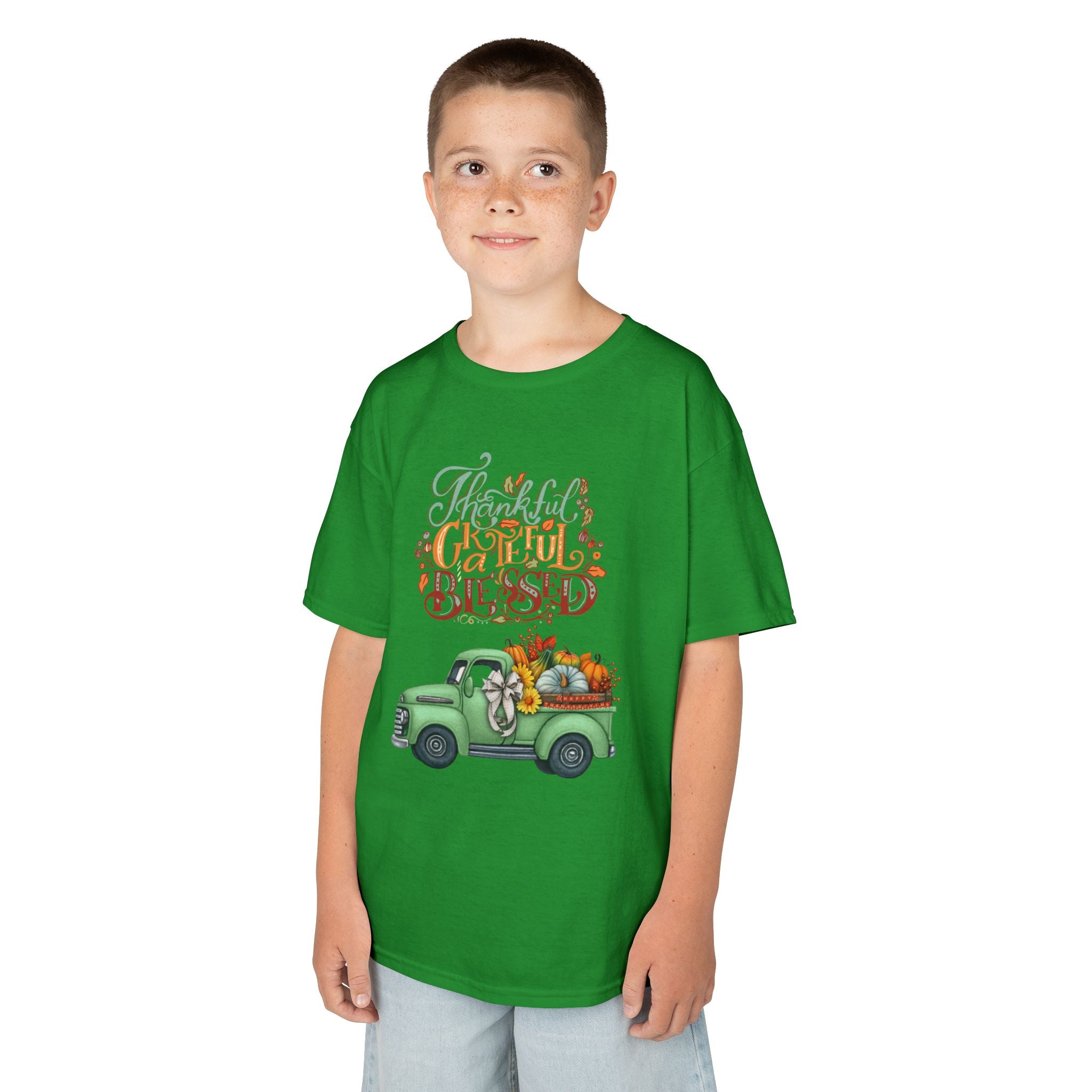 Blessed Fall Kids Tee, Adorable Autumn Shirt, Cute Harvest T-Shirt, Thanksgiving Gift for Kids, Comfy Cotton Youth Apparel